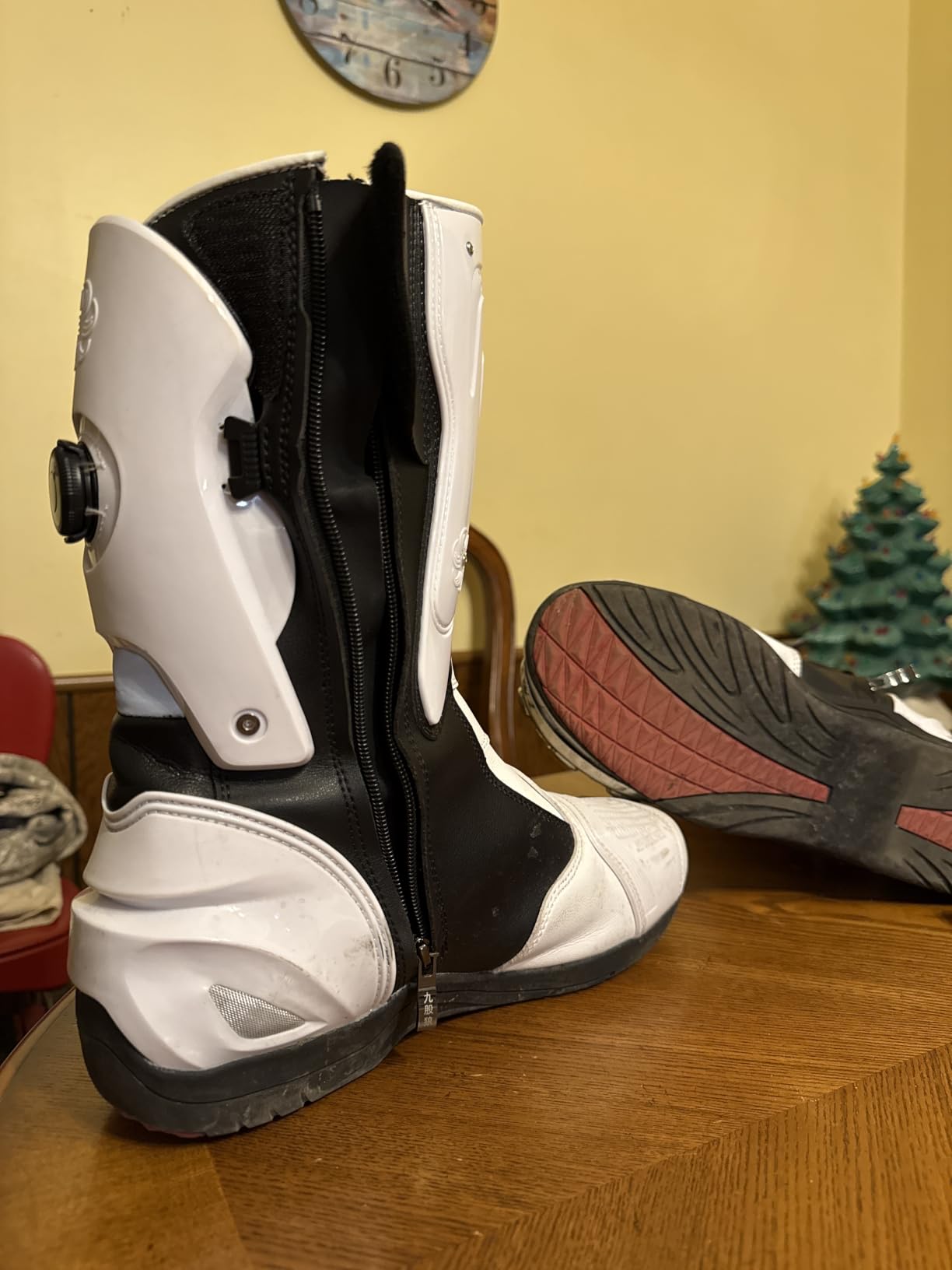 Zeozoom Motorcycle Riding Boots Motorcycle Leather Boots for Women and Men Protection Anti Slip Racing Sports customer photo 1
