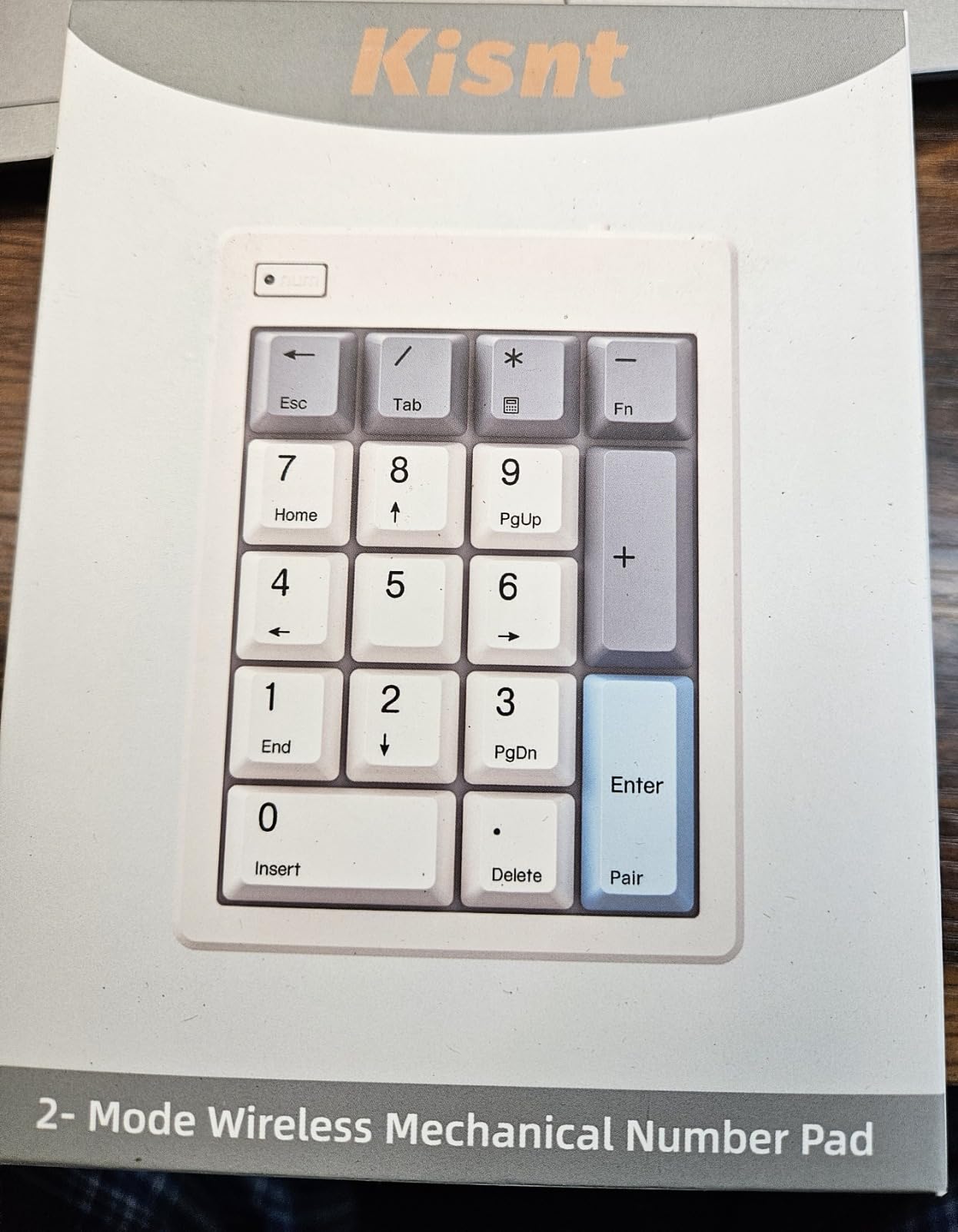 Kisnt FD17 Wireless Mechanical Numpad for Excel Financial Data Entry customer photo 2