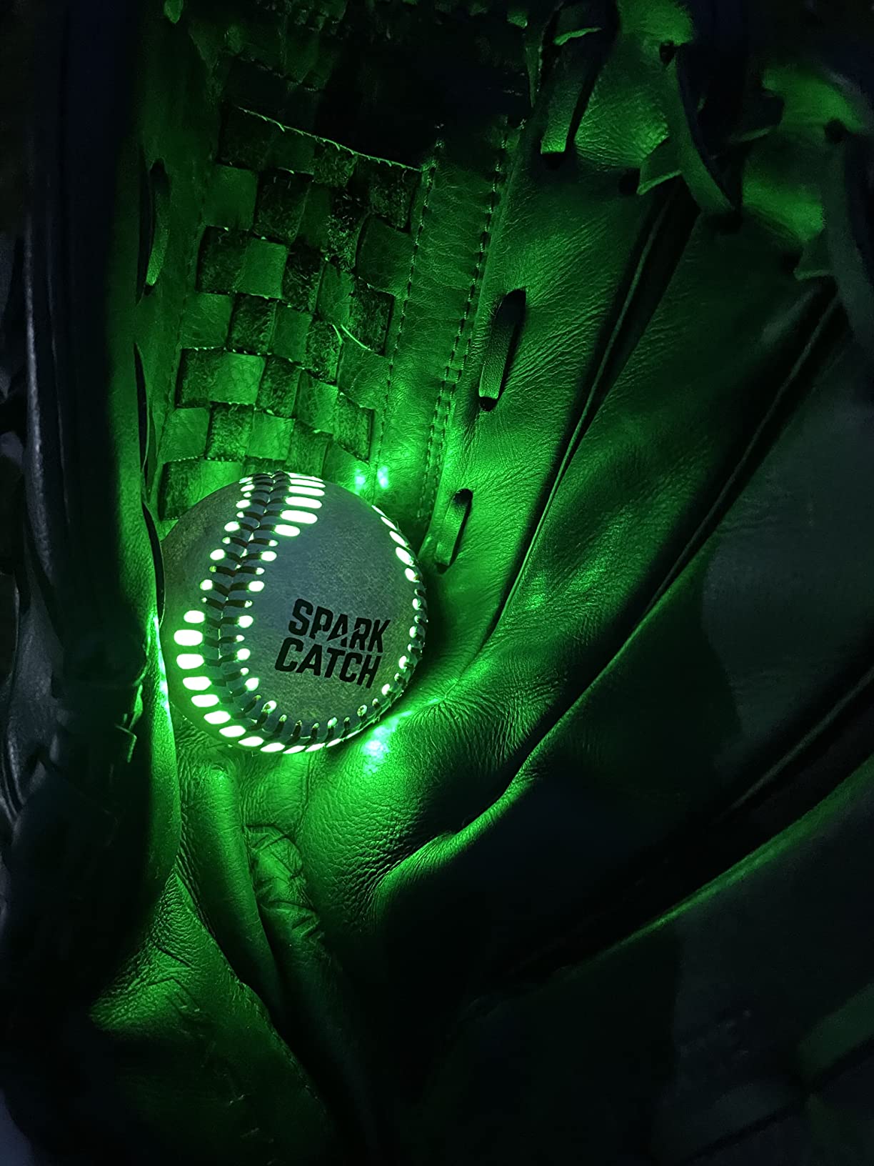 SPARK CATCH Light Up Baseball, Glow in The Dark customer photo 2