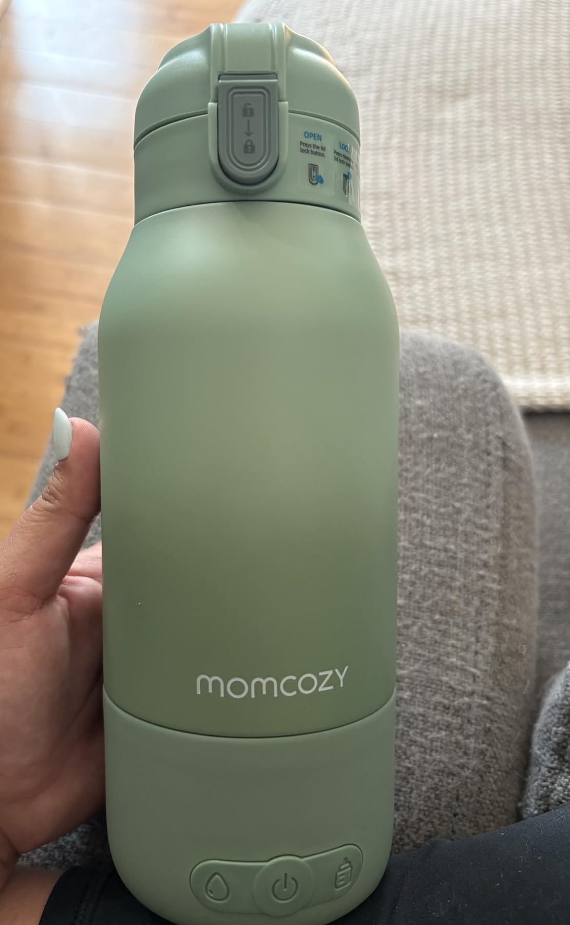 Momcozy Portable Bottle Warmer for Breast Milk, Baby Travel Essentials customer photo 2