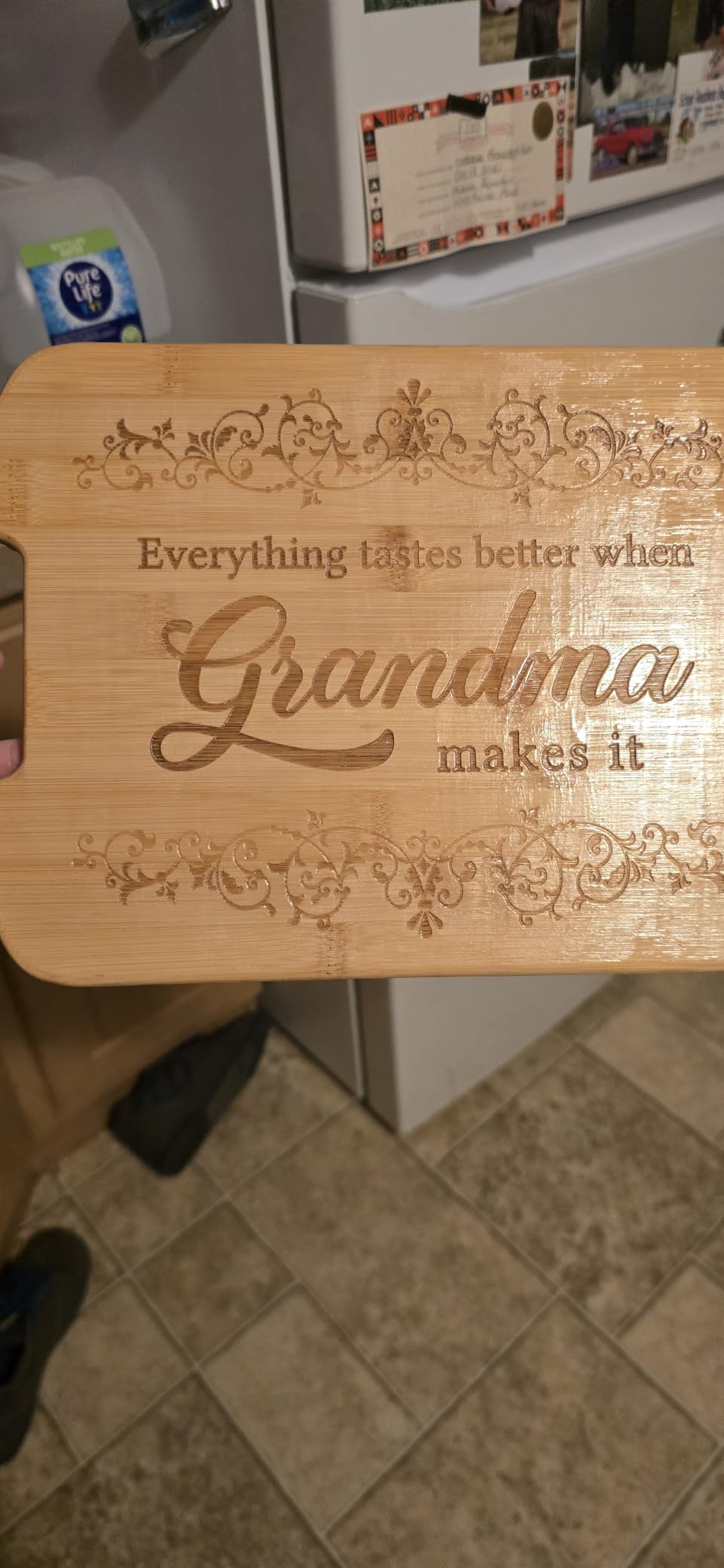 Brother Gifts for Brother Gifts Adult- Engraved Cutting Board customer photo 2