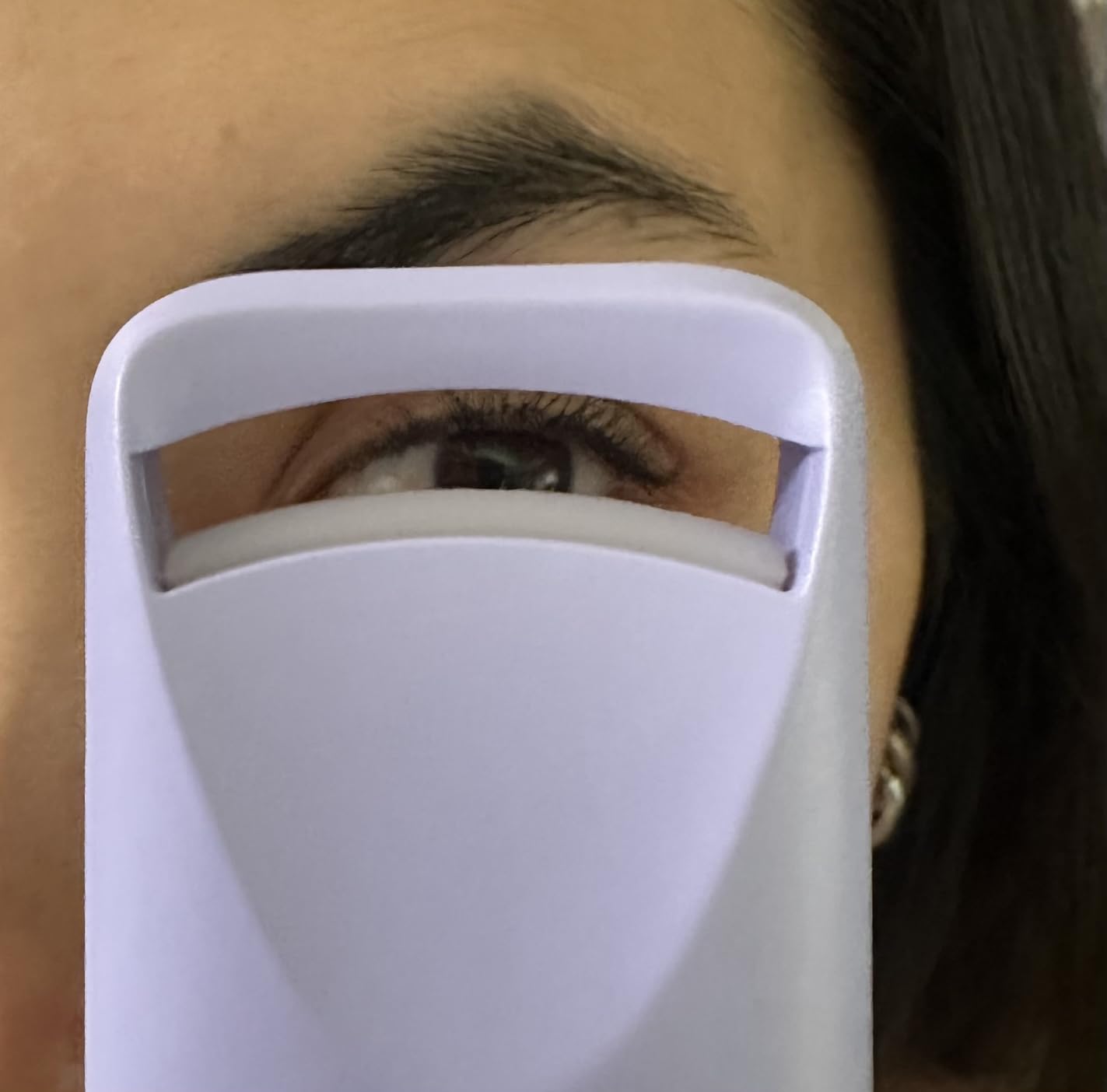 Heated Eyelash Curler - Electric Eyelash Curler with Heat Sensitive Silicone Pad, Type-C Rechargeable Mini Lash Curler, 8s Fast Heating 24hrs Long Lasting Lash Lift to Style Natural Eyelashes customer photo 2