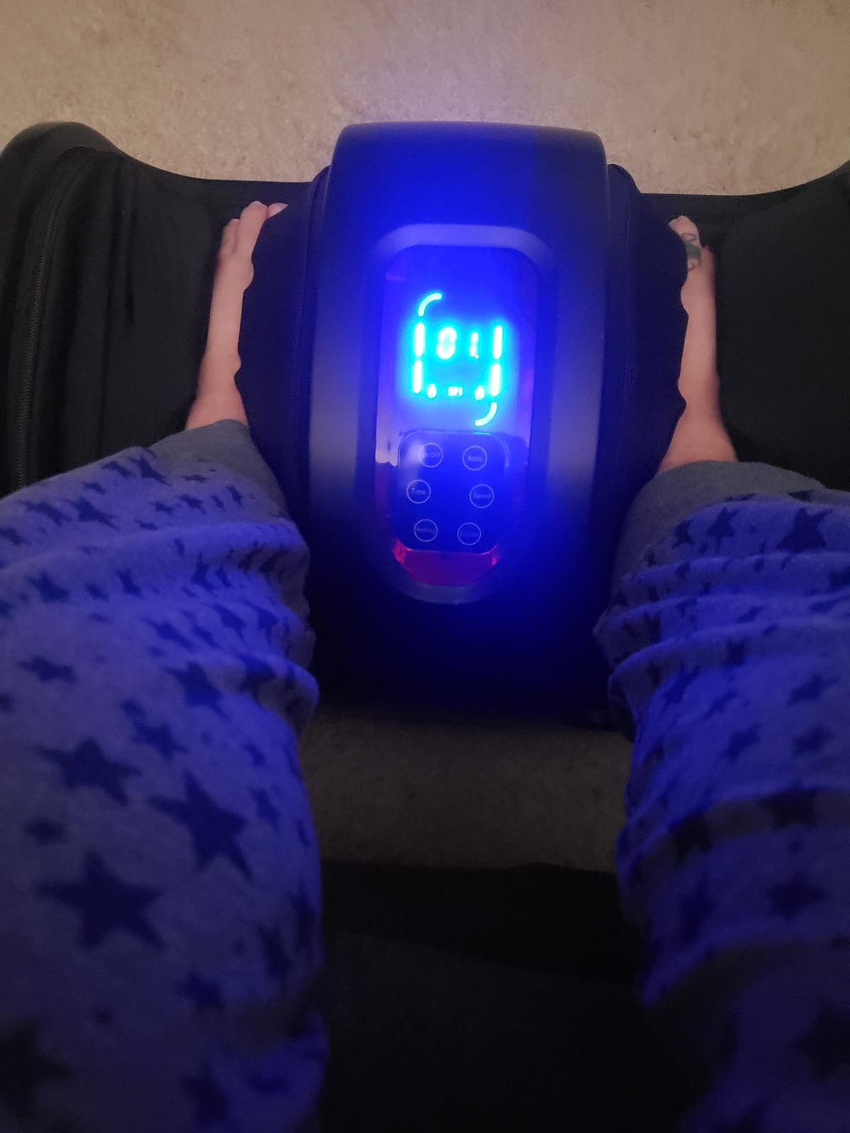 Best Choice Products Heated Shiatsu Foot Massager for Pain Relief, Plantar Fasciitis, Neuropathy, Blood Circulation w/Compact Design - Sage customer photo 2
