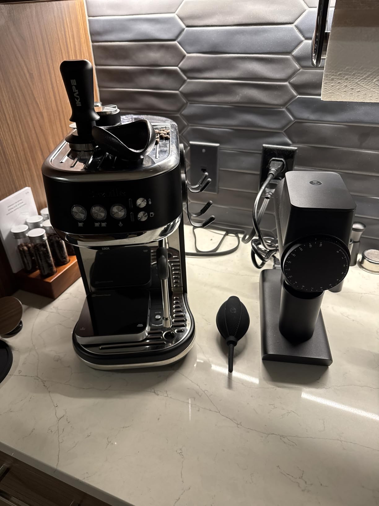 TIMEMORE Sculptor 064S Flat Burr Coffee Bean Grinder, Electric Espresso Grinder with Stepless Coarseness Adjustment, Suitable for Pour over, French Press, Cold Brew - Black customer photo 2