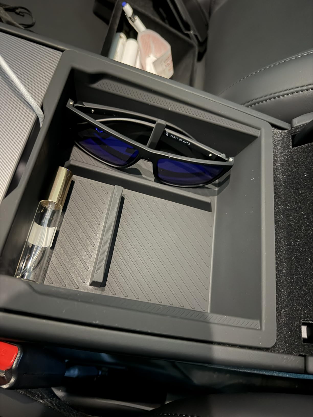 Wigoo for 2026 Tesla Model Y/3/YL Accessories Console Organizer 4PCS Black customer photo 1