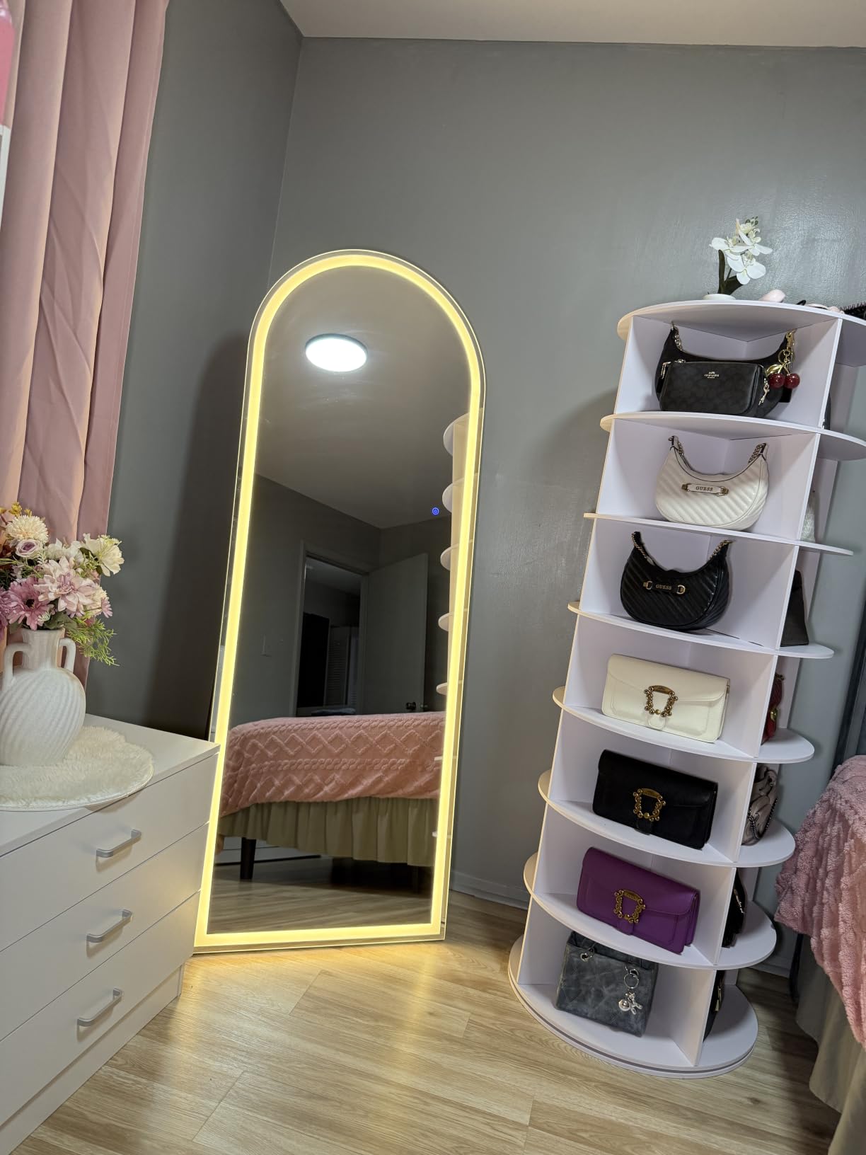 Full Length Mirror with Lights, 71