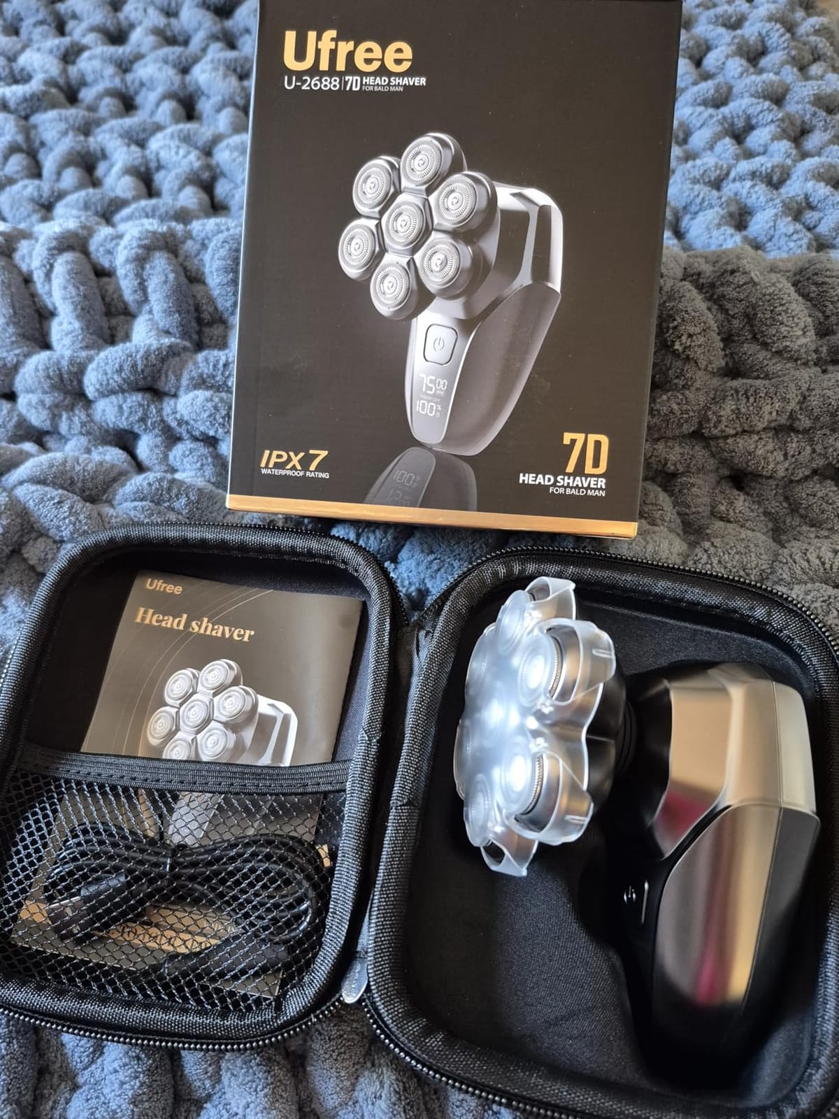 Ufree Head Shaver for Bald Men, Detachable Magnetic Head, Waterproof customer photo 1