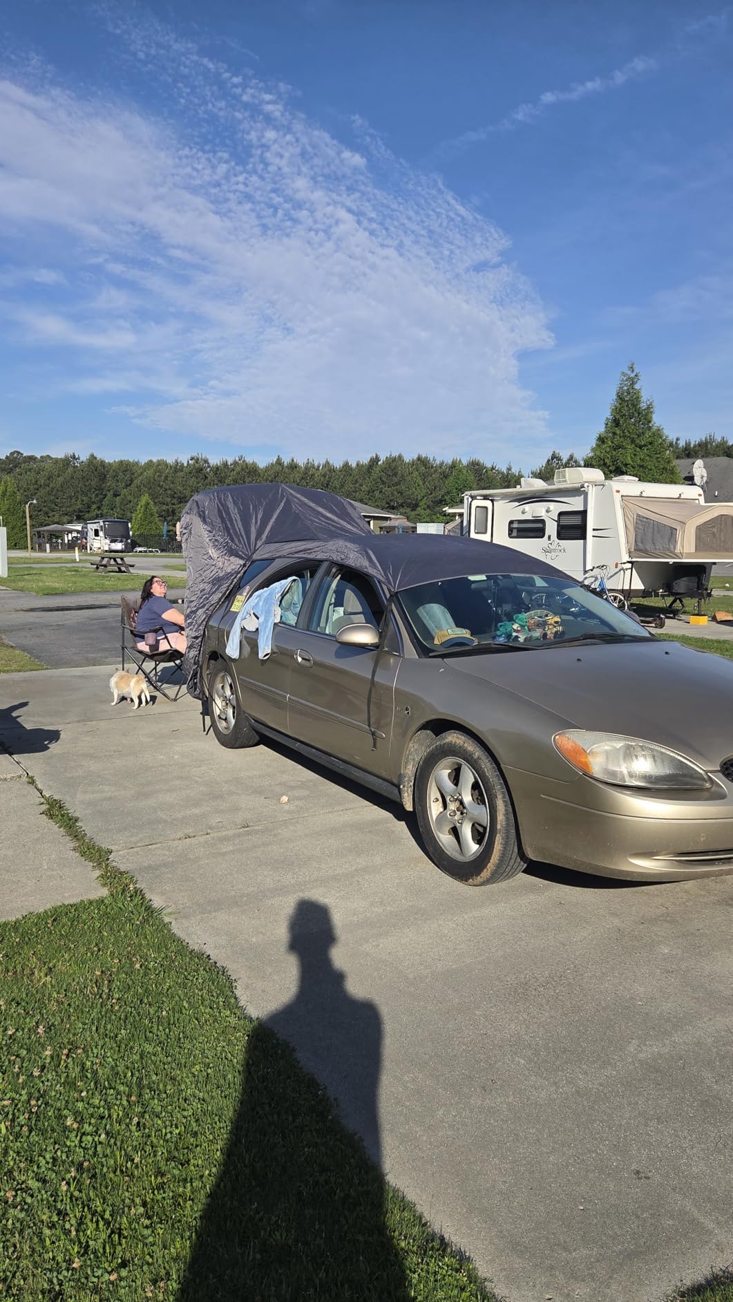 Ciremiv SUV Air Mattress with Pump, Double-Sided Thick Flocked Car Bed customer photo 2