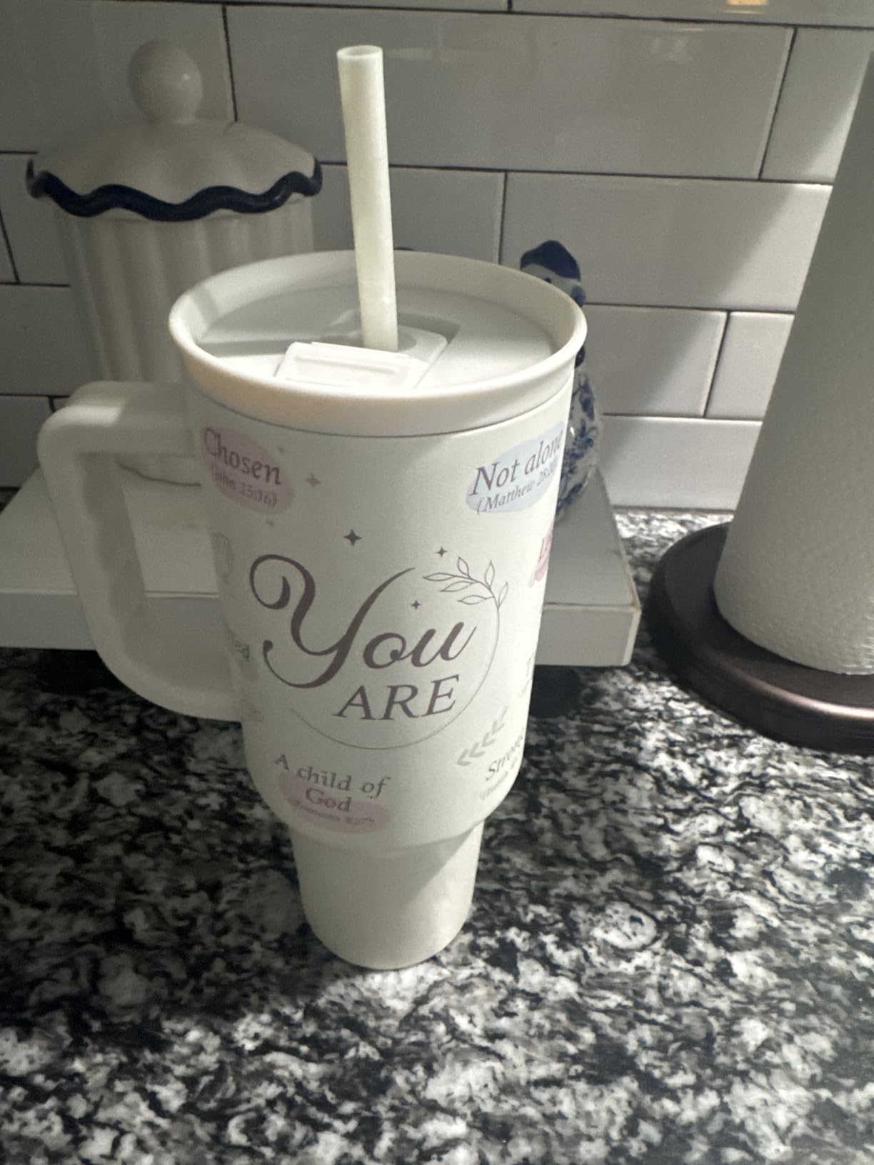 SANDJEST Horse Tumbler with Handle, Insulated Cup Stainless Steel Travel Mug Cup, Gifts for Women Girl, Equestrian Gift for Birthday Christmas, 40oz customer photo 2