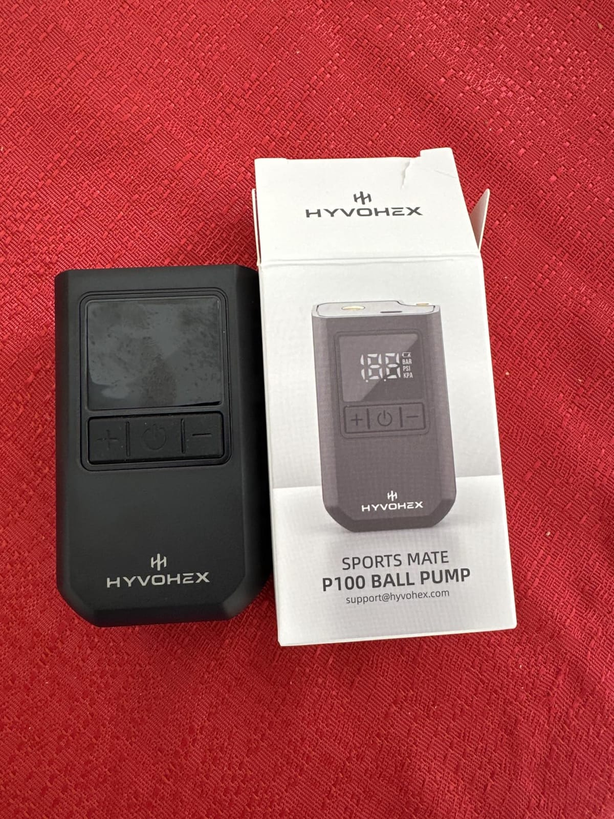 HYVOHEX Mini Electric Ball Pump with Needle for Sports Balls customer photo 2