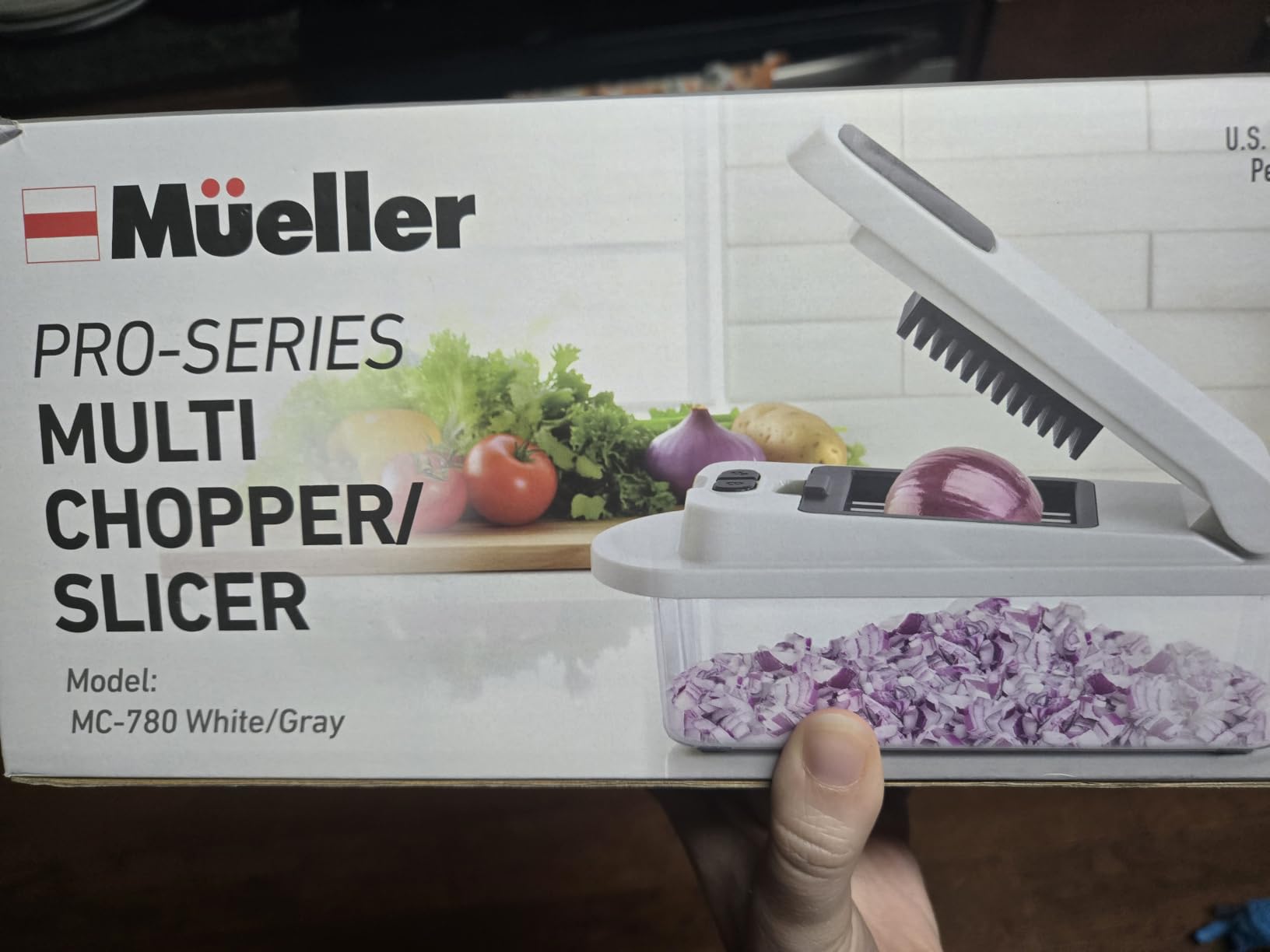 MUELLER HOME Pro-Series 10-in-1, 8 Vegetable Chopper & Mandoline Slicer customer photo 2