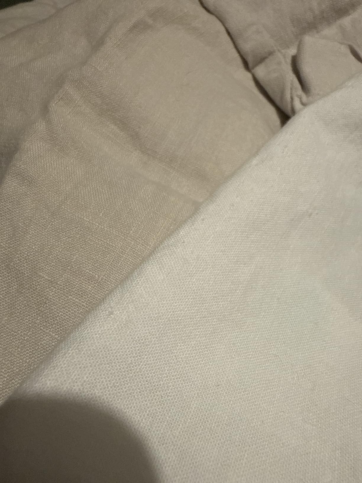 SONORO KATE 100% French Linen Queen Duvet Cover Set,Zipper Closure,3PC customer photo 2