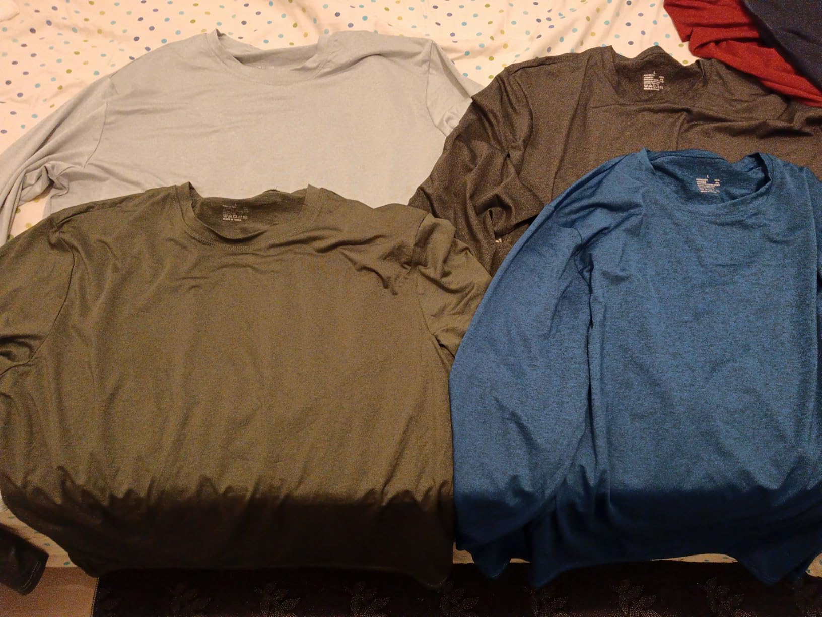 OYGSieg 6/7 Pack Men's Quick Dry Long Sleeve UPF50+ Sun Shirts customer photo 1