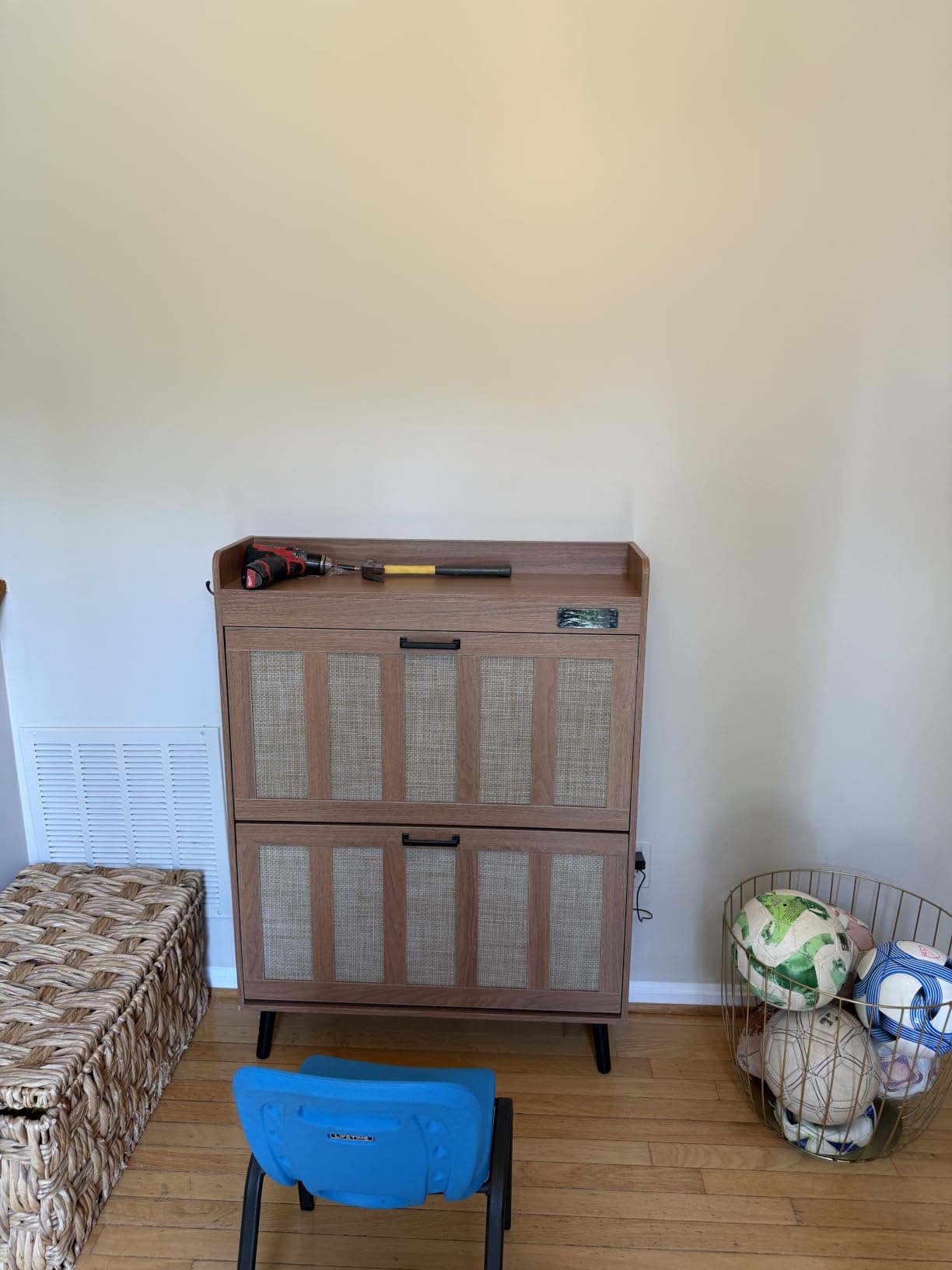 ChooChoo Shoe Storage Cabinet with 2 Flip Drawers and Deodorizer customer photo 2
