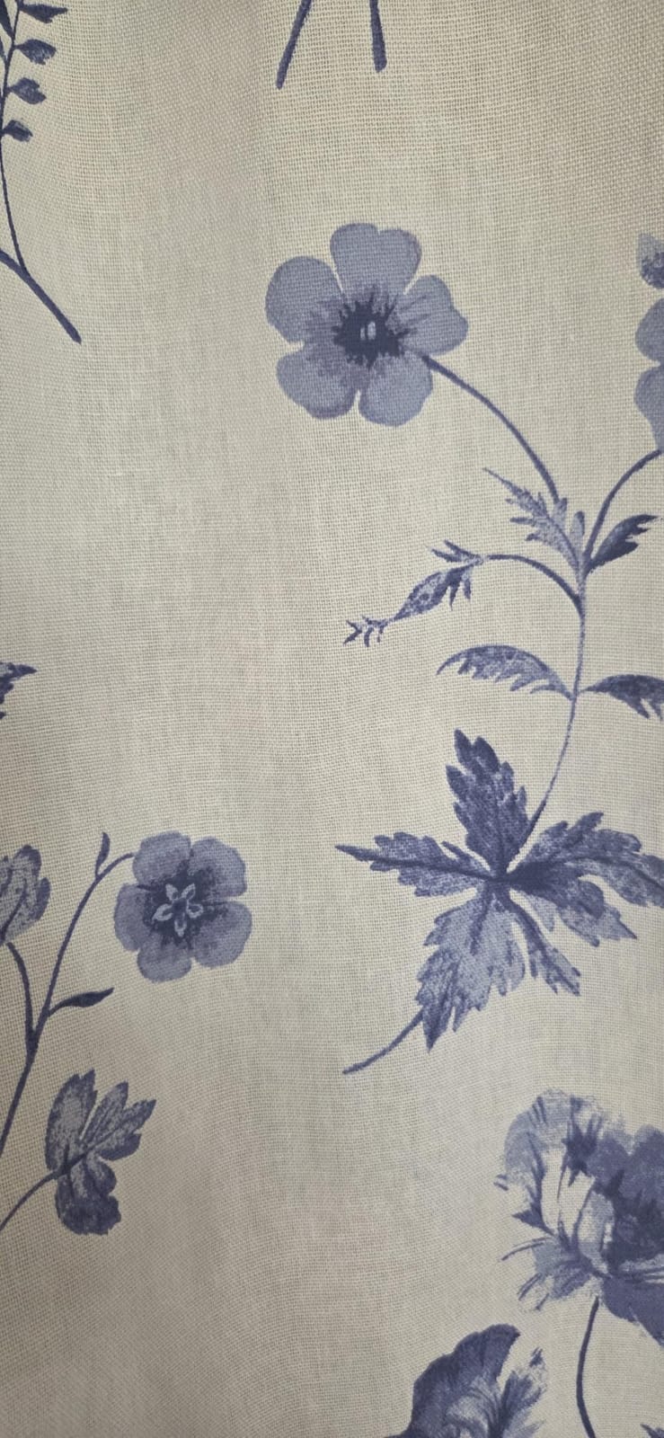 Martha Stewart 100% Cotton Floral Shower Curtain, 72 x 72, Sage Green customer photo 1