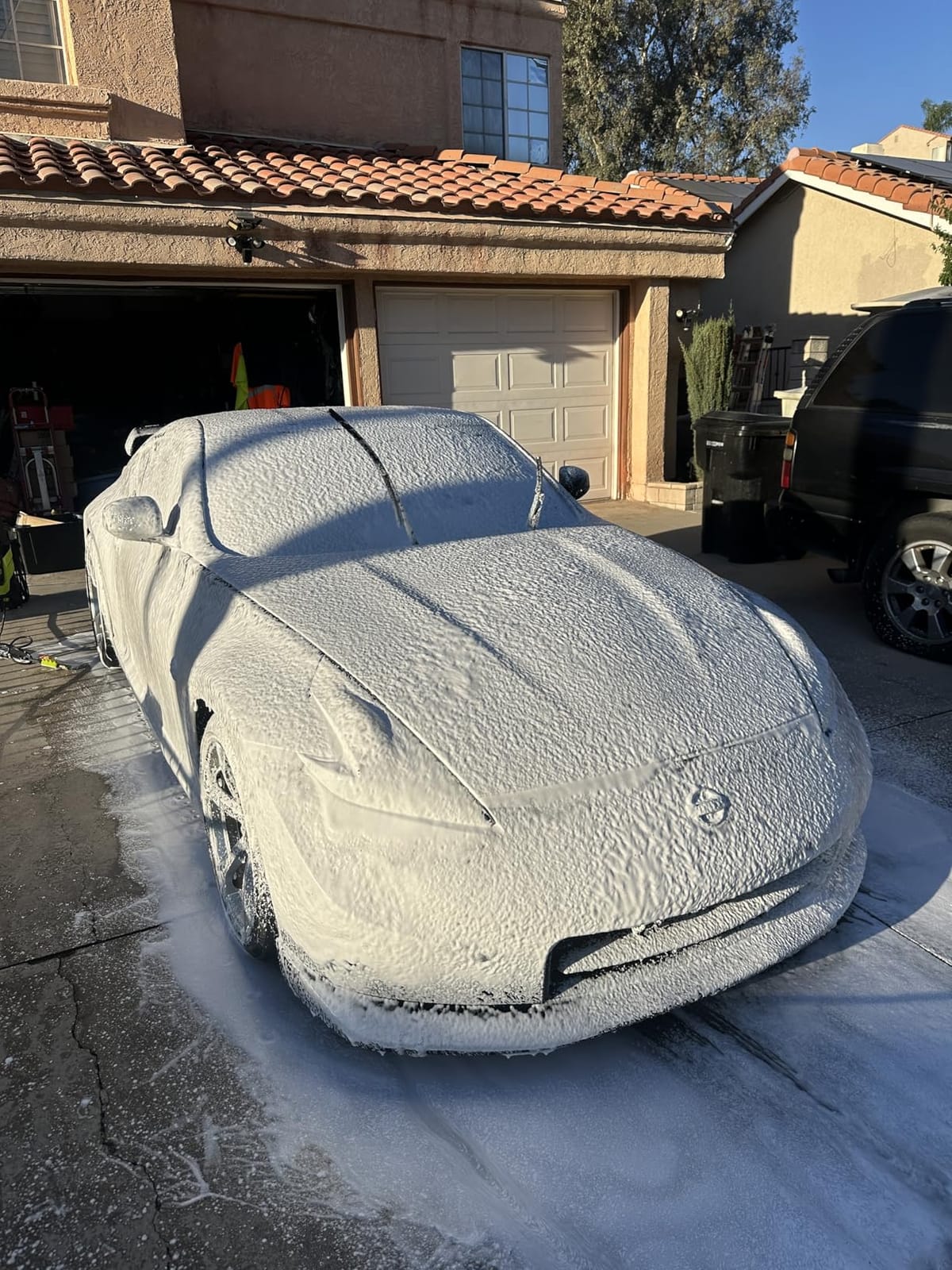 Raincovo Foam Cannon Wide Mouth for Pressure Washer, Snow Pro | Thick Snow Foam Lance for Car Wash, Adjustable Soap Cannon with 1/4 Inch Quick Connector, Additional 1.1mm Orifice Nozzle customer photo 2