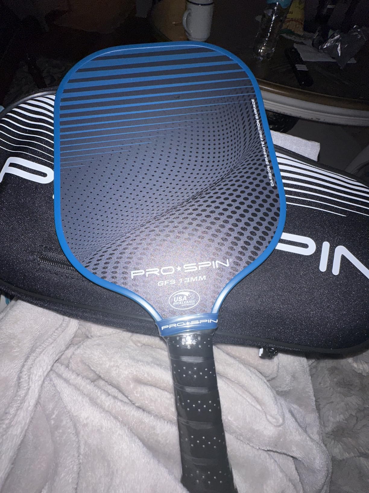 PRO-SPIN Carbon Fiber Pickleball Paddles Set of 2 | Lightweight Pickleball Set with Indoor/Outdoor Balls and Bag – Durable Pickle Ball Paddle Gift for Men, Women & Families customer photo 2