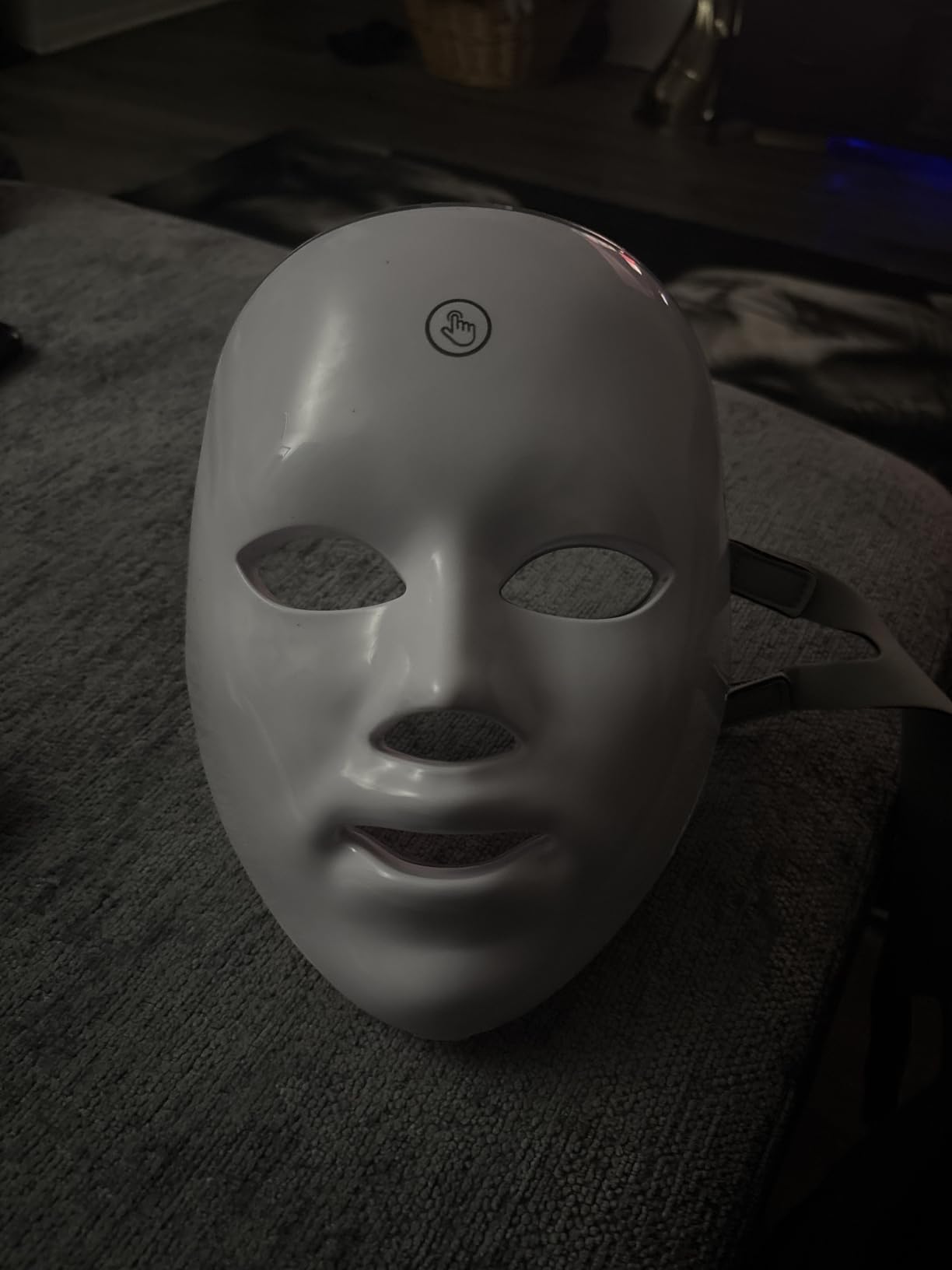 7-1 Colors Red Light Therapy For Face,LED Facial Skin Care Mask,Red Light Mask for Face, LED Facial Mask Light,Salon or Home,White. customer photo 1