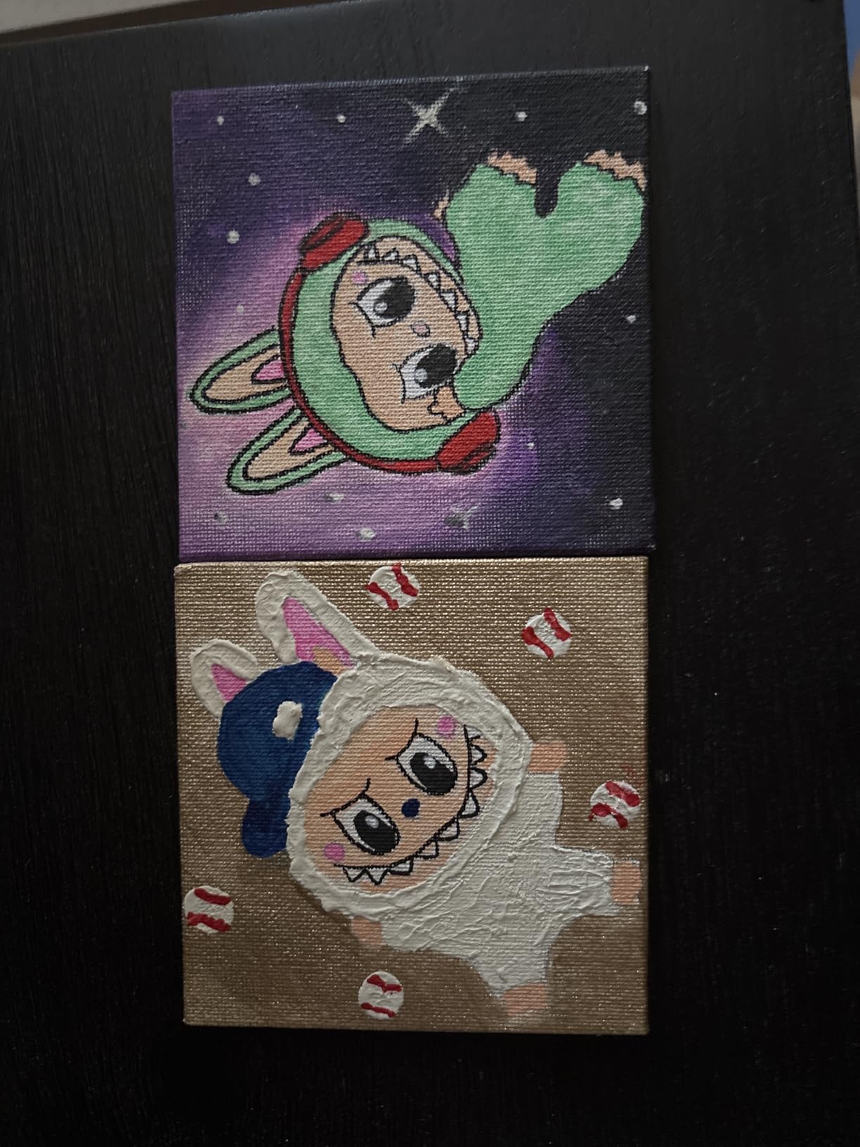 Mini Canvas for Painting 4x4 inch, 20 Pack Small Painting Canvases customer photo 1