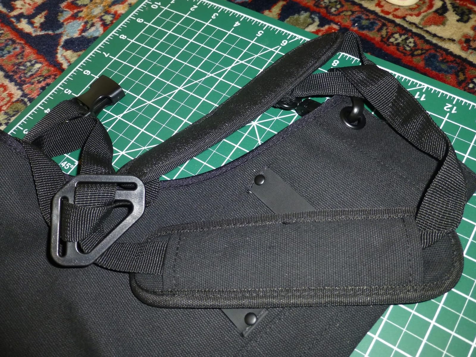NoCry Woodworking Apron for Men — Reinforced Pockets with Metal Rivets, Magnetic Holder & Leather Tool Loops — Shop Aprons for Men with Cross-Back Straps, Non-Slip Shoulder Pads & Quick-Release Buckle customer photo 2