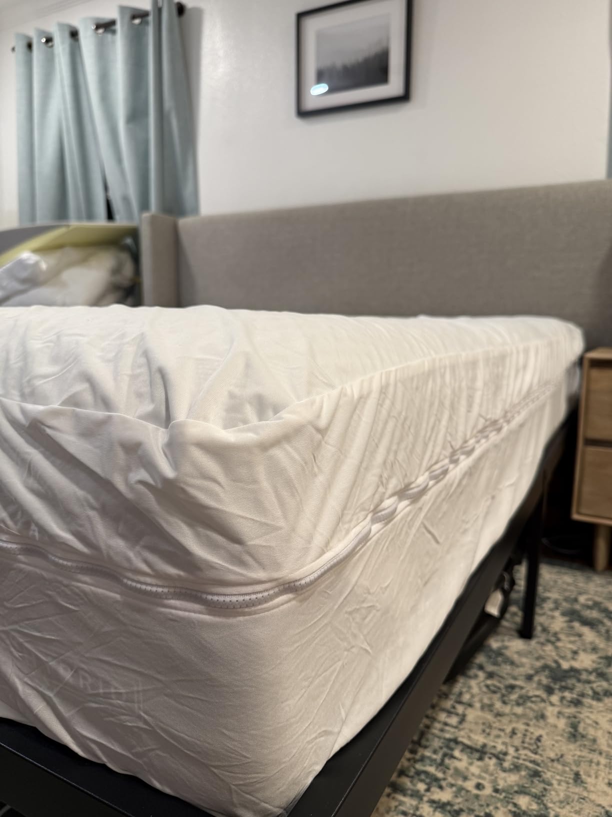 CleanRest PRO Presto! Zip-Off Top Mattress Encasement for EZ Washing, Queen Size, Waterproof Mattress Protector - Bed Bug, Dust Mite & Allergen Proof - 1 Person Install, No Mattress Lifting to Wash customer photo 2
