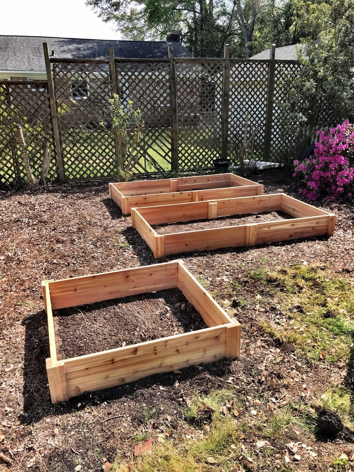 Infinite Cedar Premium Cedar Raised Garden Bed - 4' x 8' x 16.5