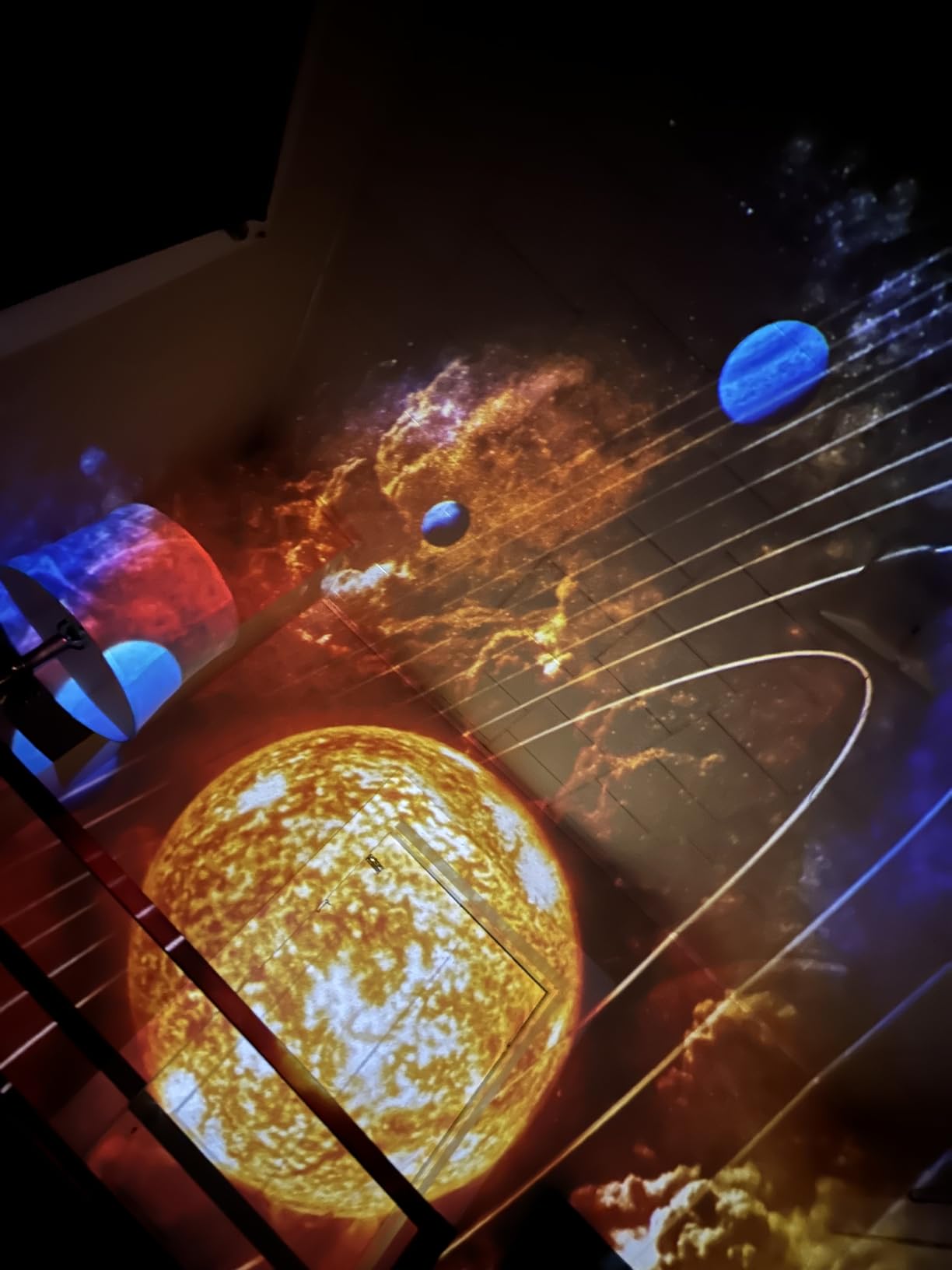 Galaxy Projector Pro for Bedroom, 13 in 1 Planetarium Star Projector with Solar System & Constellation, Night Light for Ceiling - 360° Rotating with Timer, Adjustable Knob, Kids Adults Room Decor customer photo 2
