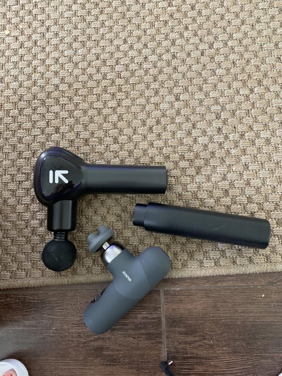 RENPHO Foldable 2-in-1 Massage Gun with Extendable Handle, 0-90° Angle customer photo 1