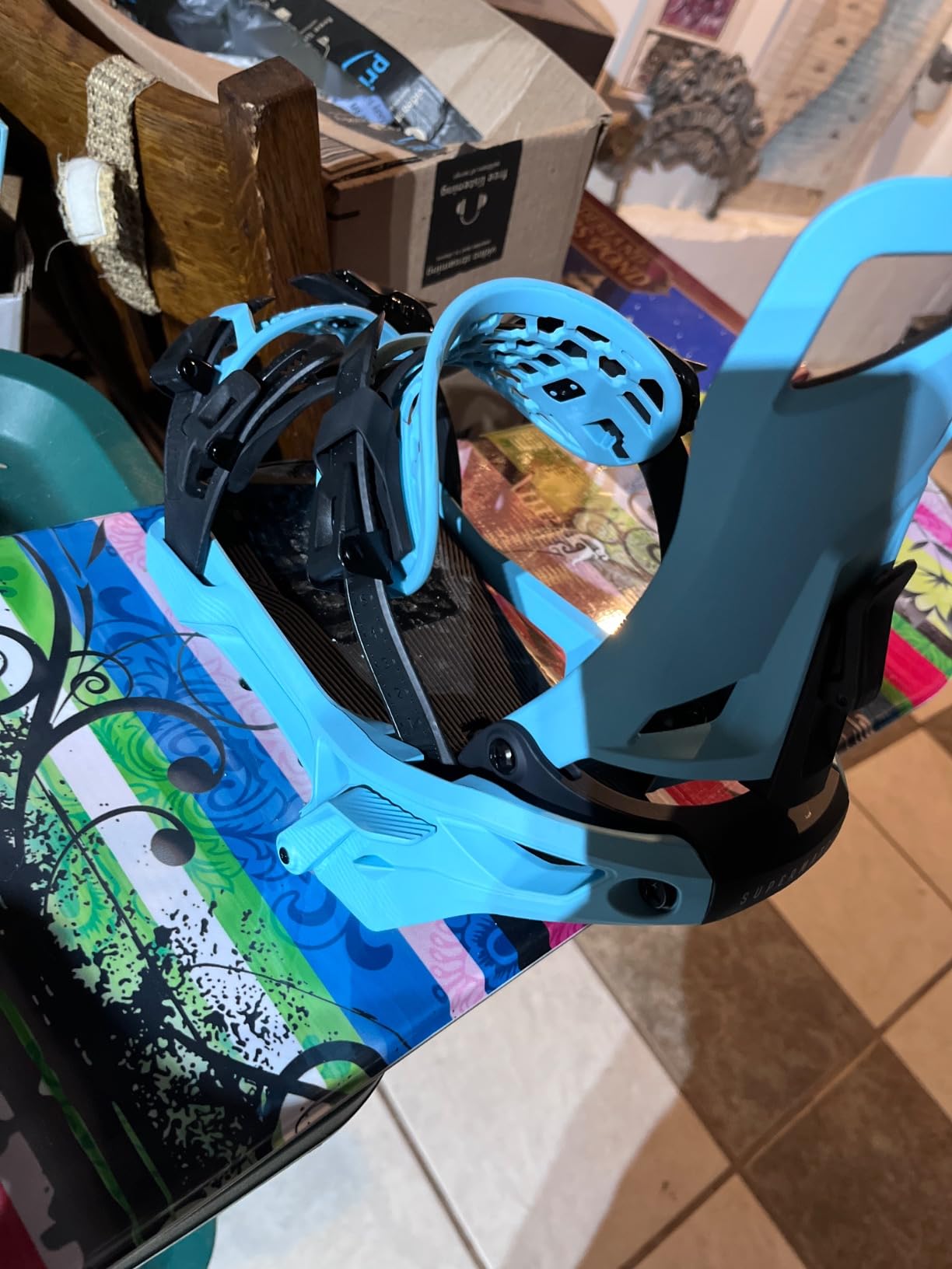 Nidecker Supermatic Carbon Snowboard First Universal, Dual-Entry, Automatic Binding - Comfortable and Reliable as a Regular Two-Strap Binding - Genuine Game Changer with its Drop in tech customer photo 2