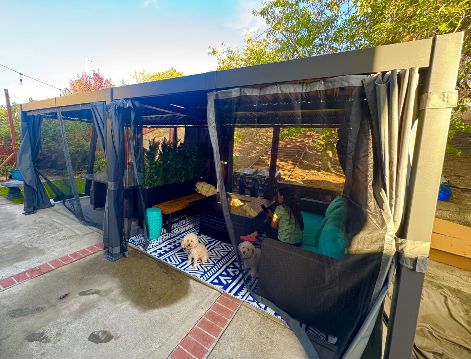 Airwire 10x20 ft Louvered Pergola All-Aluminum Frame customer photo 1