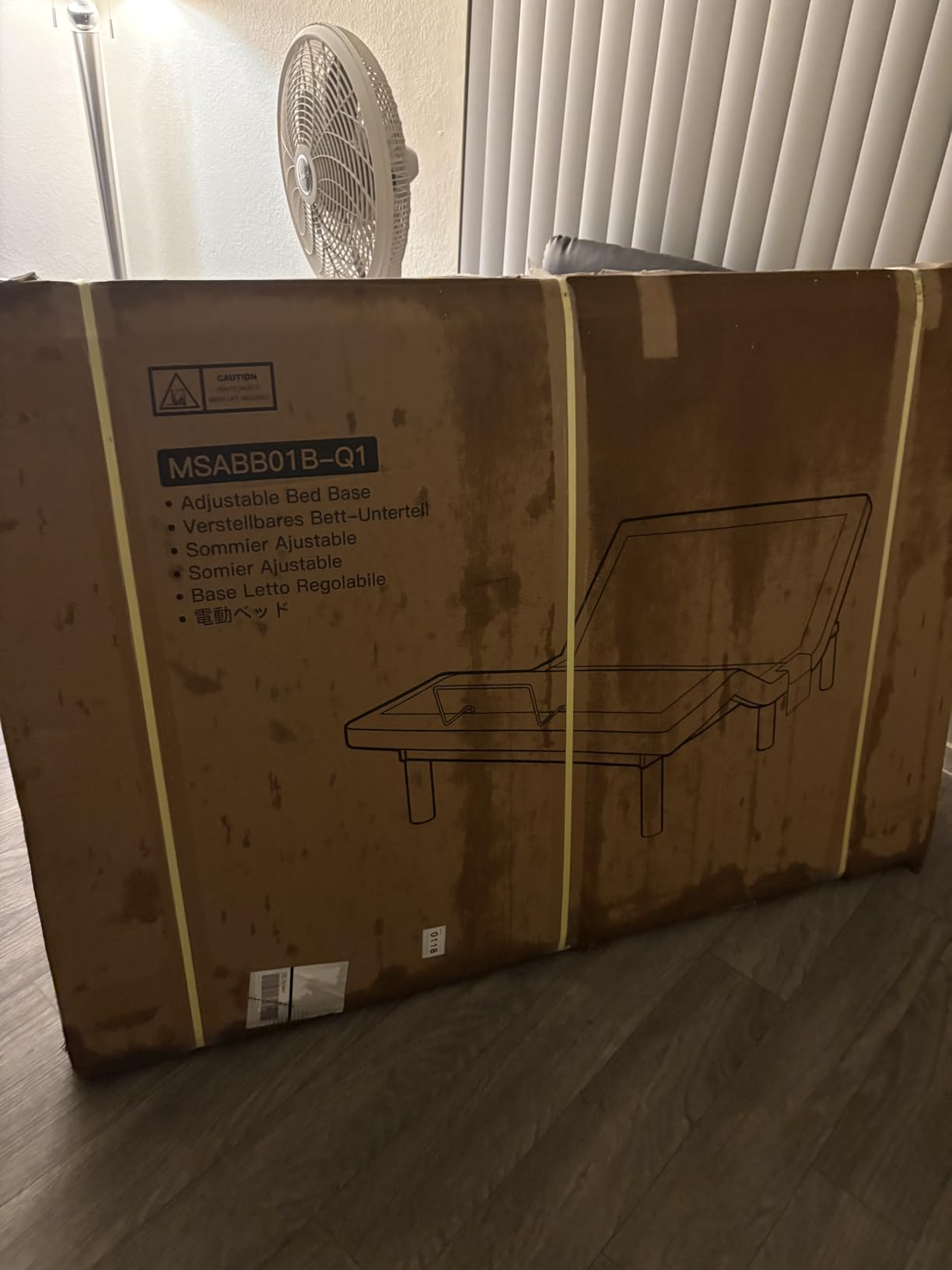 Pipishell Twin Adjustable Bed Frame with Wireless Remote and Zero Gravity customer photo 2