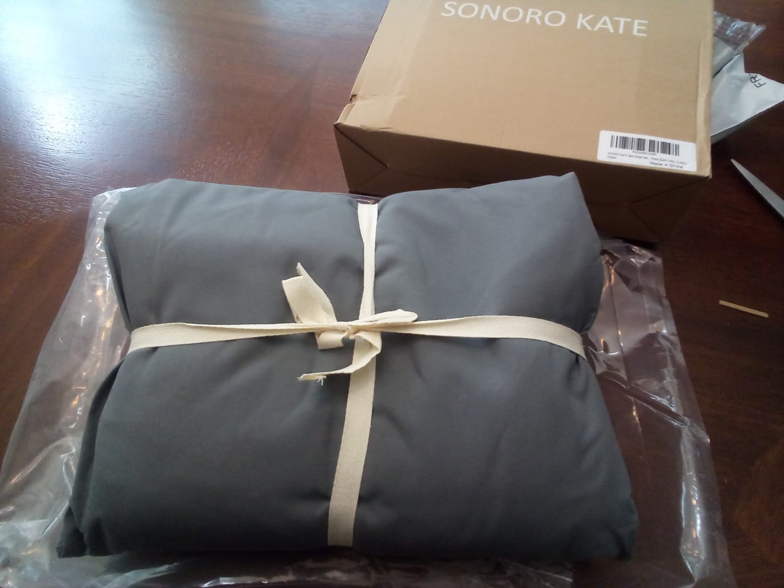 SONORO KATE 100% Viscose Derived from Bamboo_Sheets Queen Size,4PC customer photo 1
