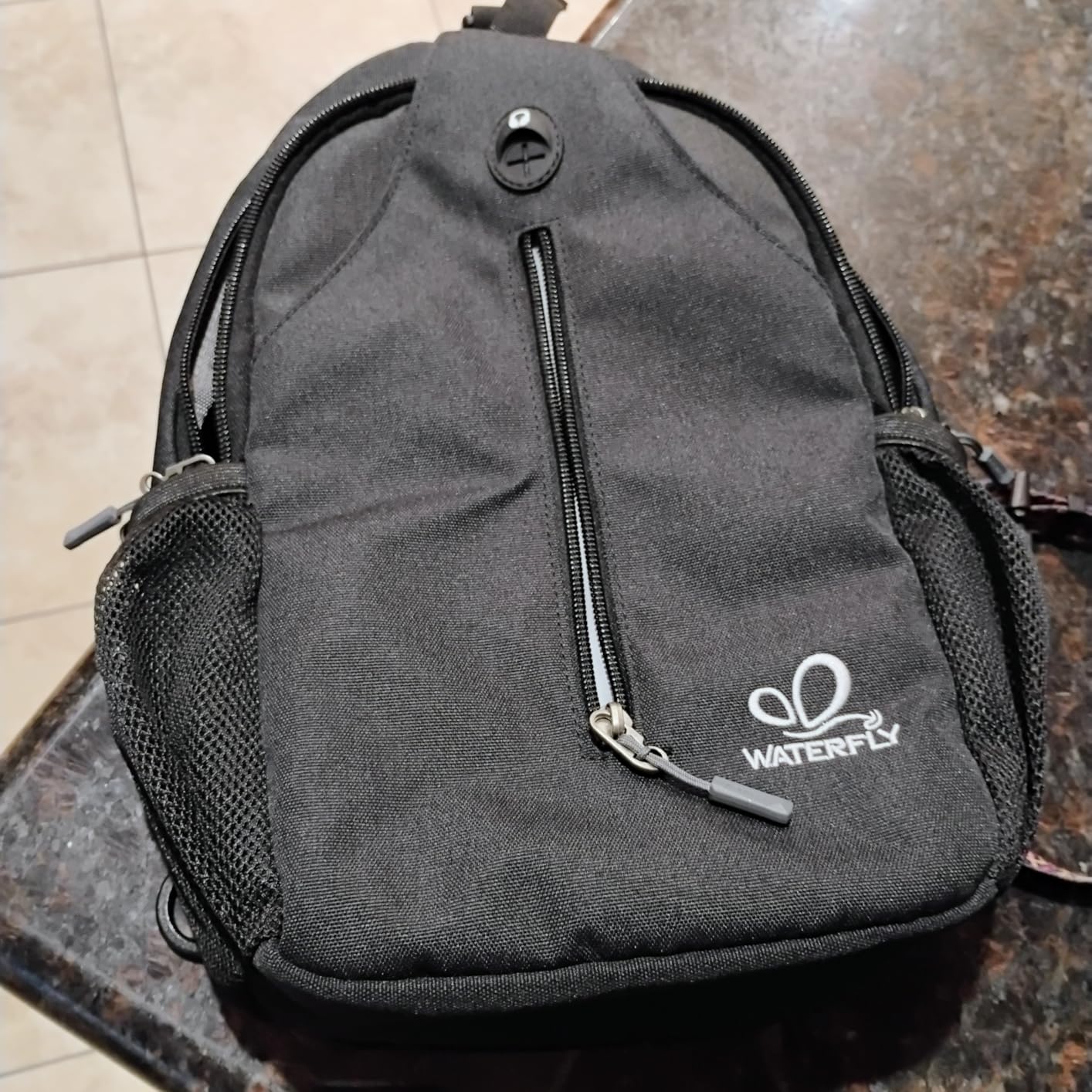WATERFLY RFID Sling Backpack Crossbody Sling Bag Travel Hiking Daypack customer photo 1