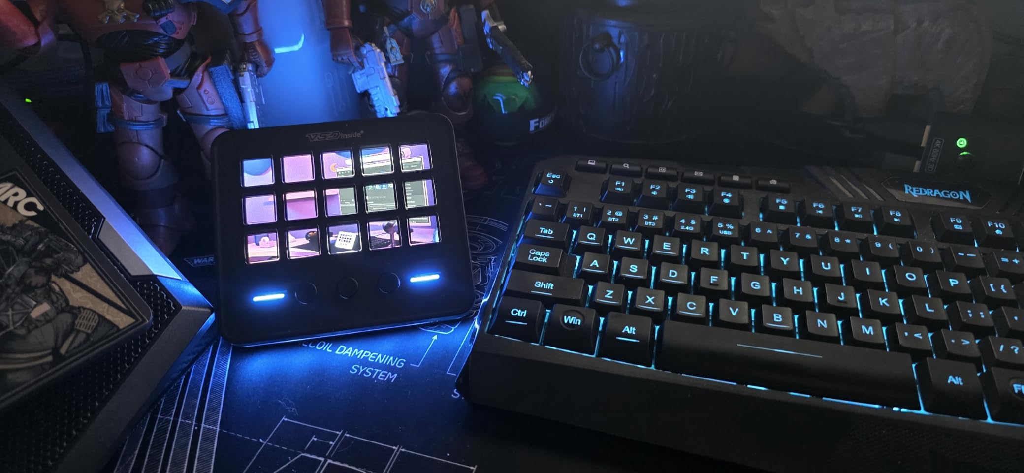 VSD M18 Macro Pad Programmable Keypad, Stream Controller Streaming Deck, Customizable LCD keys, Gaming shortcut keyboard, USB sound board, Trigger actions in OBS, Twitch, YouTube, Works with PC Mac customer photo 2