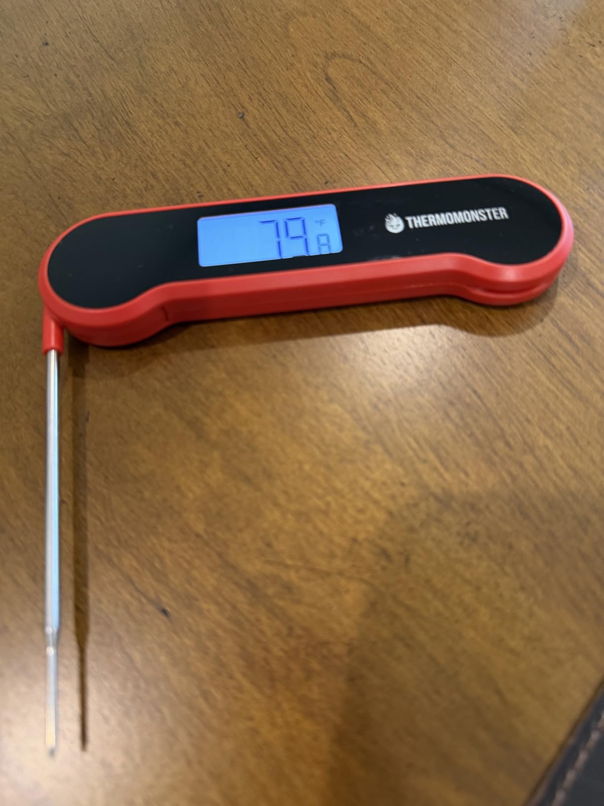 0.5 Sec Instant Read Meat Thermometer Digital for Cooking, Red customer photo 2