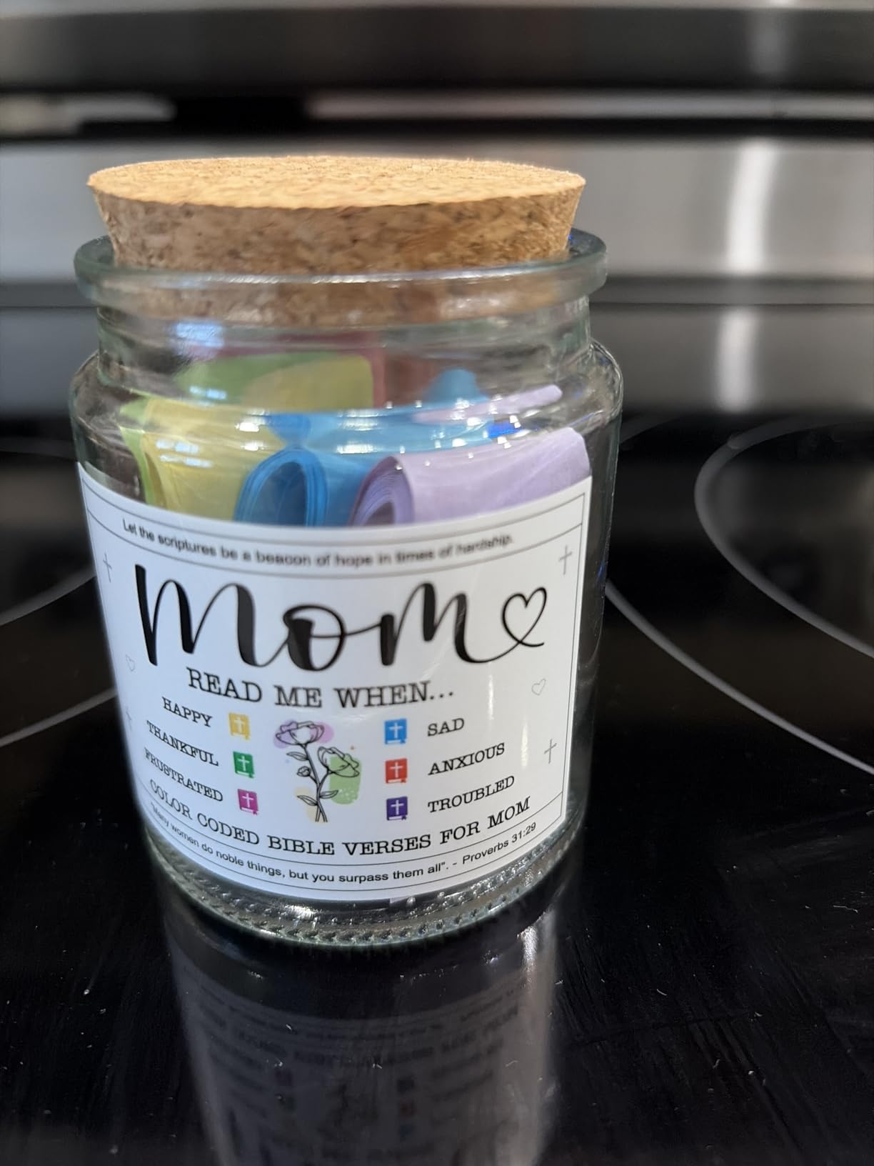 NewEleven Father Day Gifts For Grandpa - Christian Present, Grandpa Gifts From Granddaughter, Grandson - Grandpa Birthday Gift For Grandfather, New Granddad, PaPa - Bible Verse Jar customer photo 2