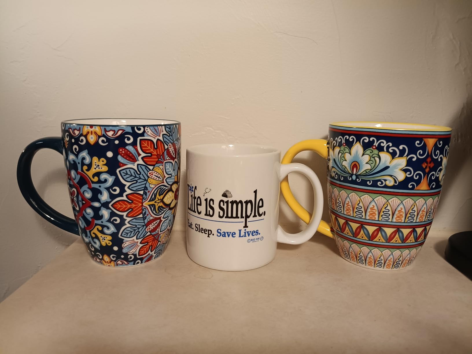 vancasso SIMI 16 oz Large Coffee Mugs Set of 6, Ceramic Cups with Handle customer photo 1