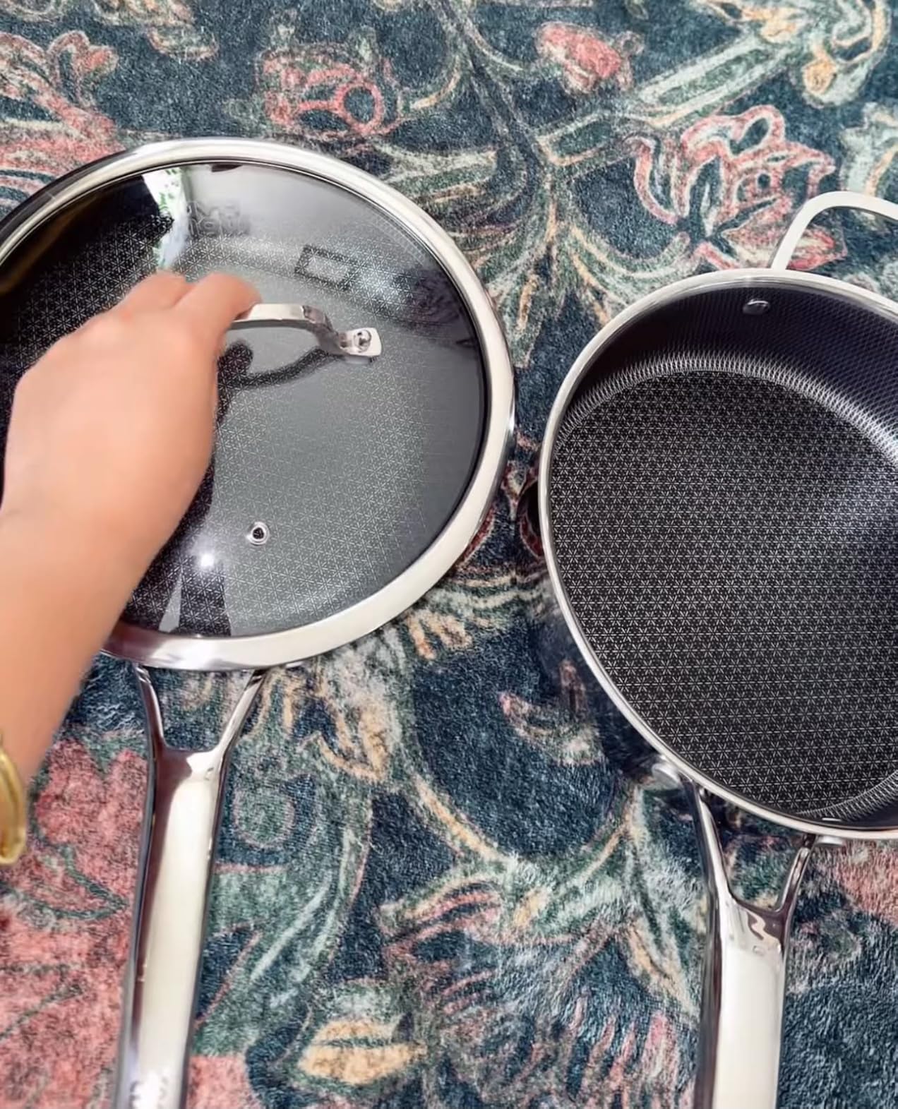 SNOWCLAD Pots and Pans Set Non Stick | Stainless Steel Kitchen Cookware customer photo 1