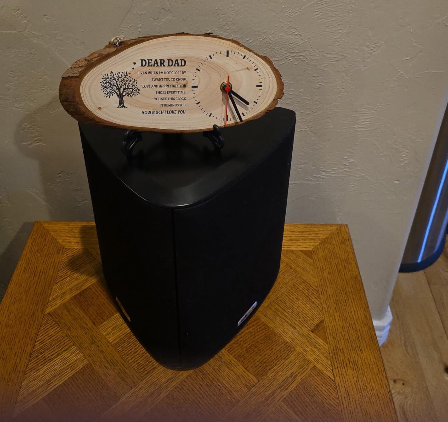 BeauGift Grandpa Gifts, Wooden Clock Birthday Gifts for Grandpa Grandfather customer photo 2