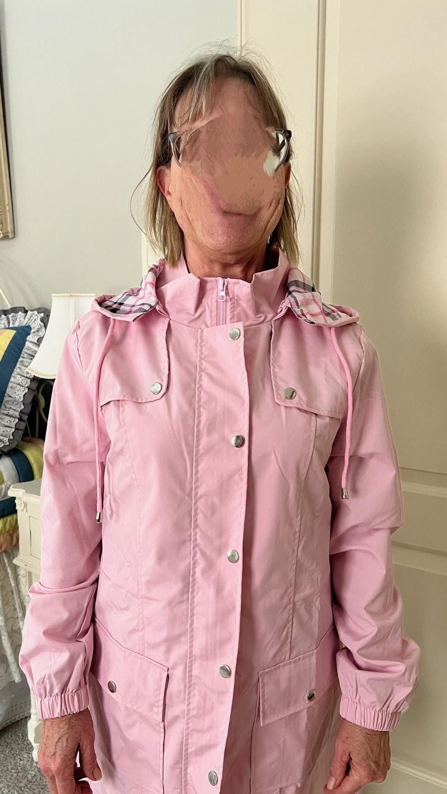 BBX Lephsnt Rain Coats for Women Waterproof Hooded Lightweight Windbreaker customer photo 1