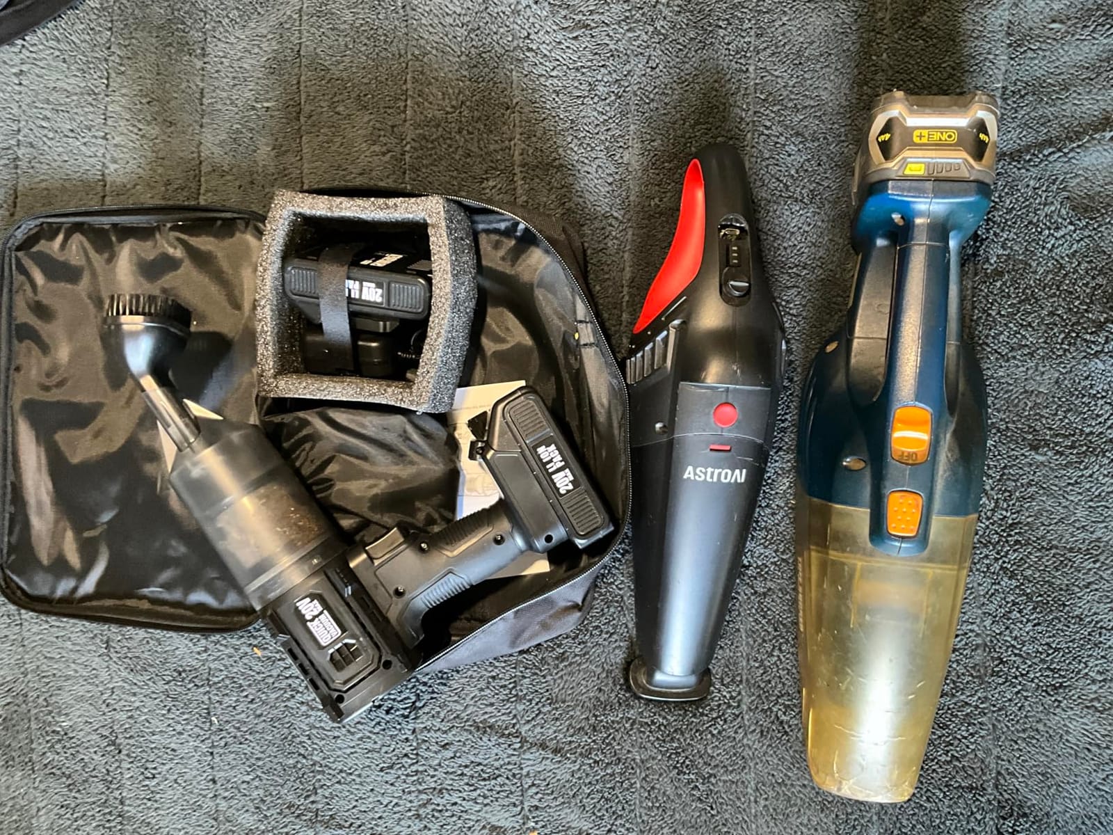 Car Vacuum Cordless, 35000PA Strong Suction Handheld Vacuum with 2 Detachable Batteries, 60Min Runtime Portable Vacuum Cleaner for Car Detailing, Pet Hair, Home Couch & Office, 350ML XL Dust Cup customer photo 1
