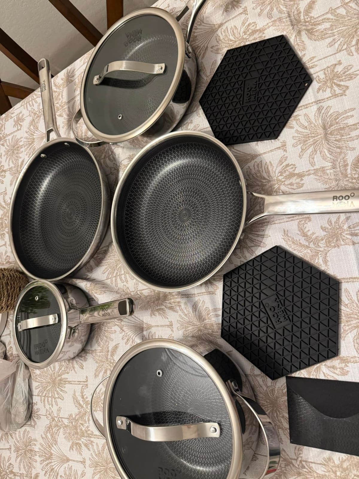 Pots and Pans Set Hybrid Stainless Steel, 17PC Nonstick Cookware Set customer photo 1