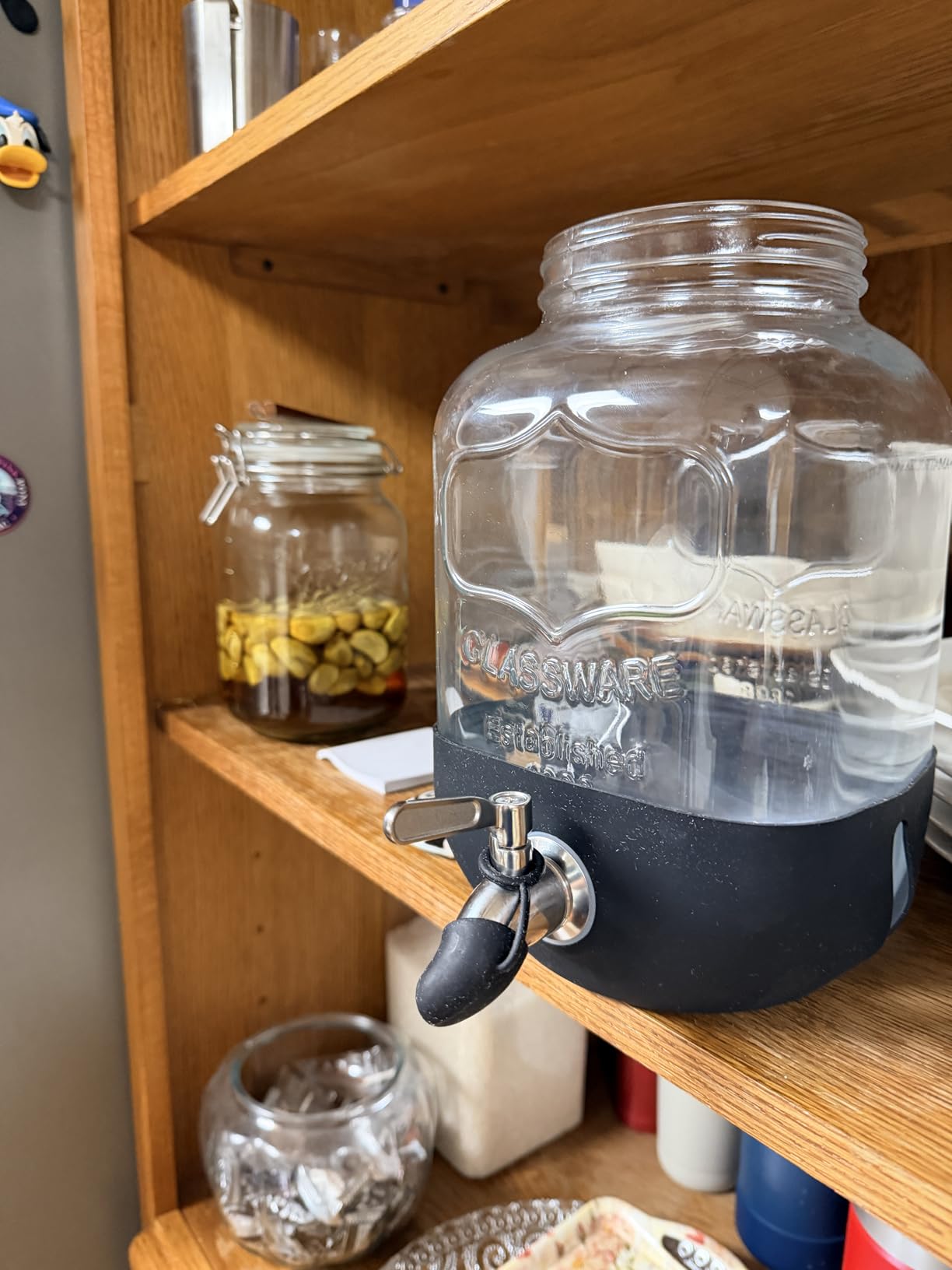 Cold Brew Coffee Maker, 1 Gallon Iced Coffee Maker With Stainless Steel Filter, Heavy Duty Glass Cold Brew Pitcher With Stainless Steel Spigot, Mason Jar Cold Brew Coffee Maker Fast Iced Tea Maker customer photo 2