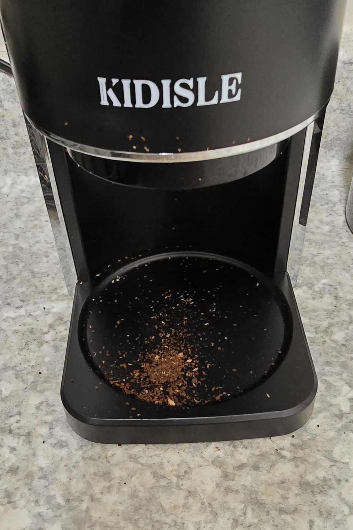 KIDISLE Conical Burr Coffee Grinder, Electric Coffee Bean Grinder for Precise Grinding, 35 Settings, 2–12 Cup Selector, Anti-Static Design for Home Use, Black customer photo 2