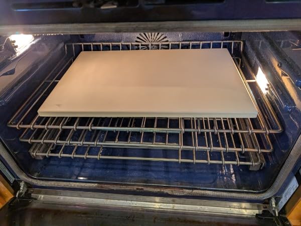 Unicook 20 x 16 Inch Extra Large Pizza Stone for Oven and Grill, 15.8 Lbs customer photo 1