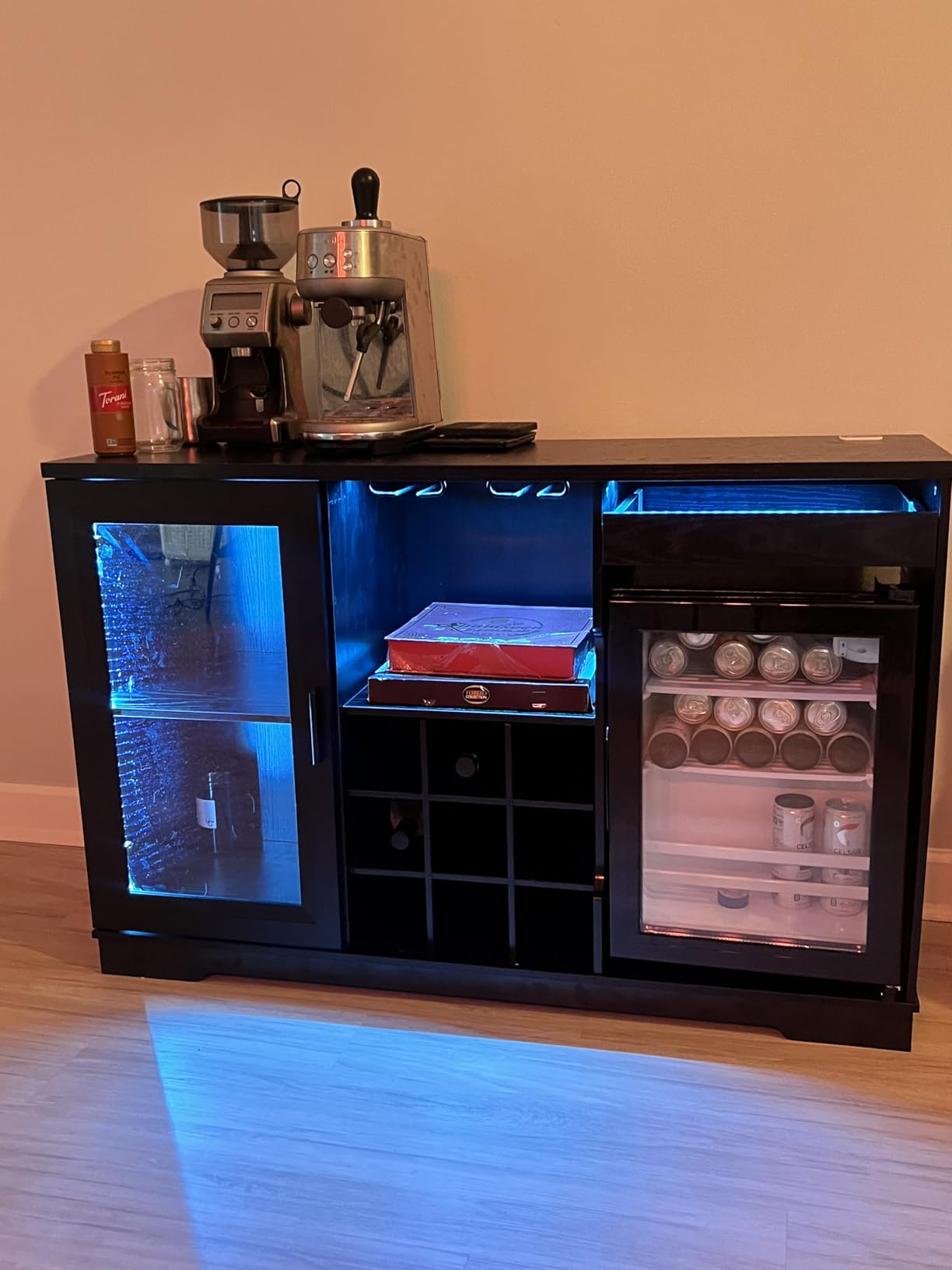 BROTTAR Large Coffee Bar Cabinet with Fridge (Fridge Included) customer photo 2