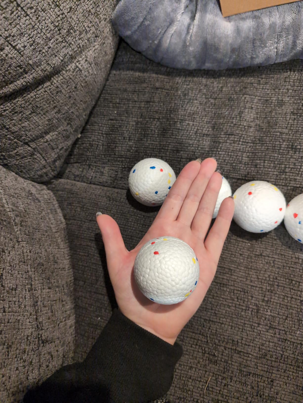Automatic Ball Launcher for Dogs ，The Upgraded Premium Ball Thrower Adjustable Distance 20-45ft Including 6 PCS 2.3-inch Sized ETPU Balls, Interactive Dog Toys Suitable for Small to Medium Sized Dogs customer photo 1