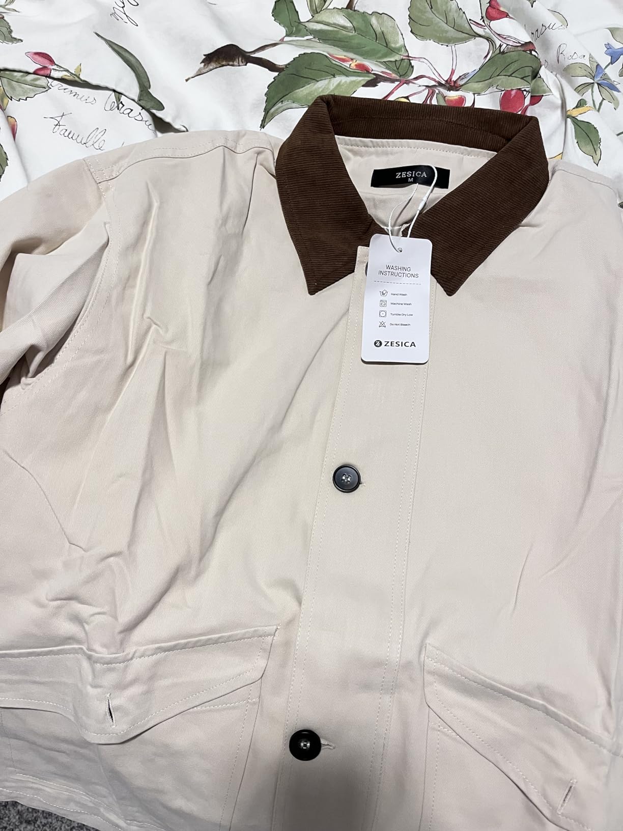 ZESICA Women's Lightweight Cotton Fall Barn Jackets Casual Loose Fit Coat customer photo 1