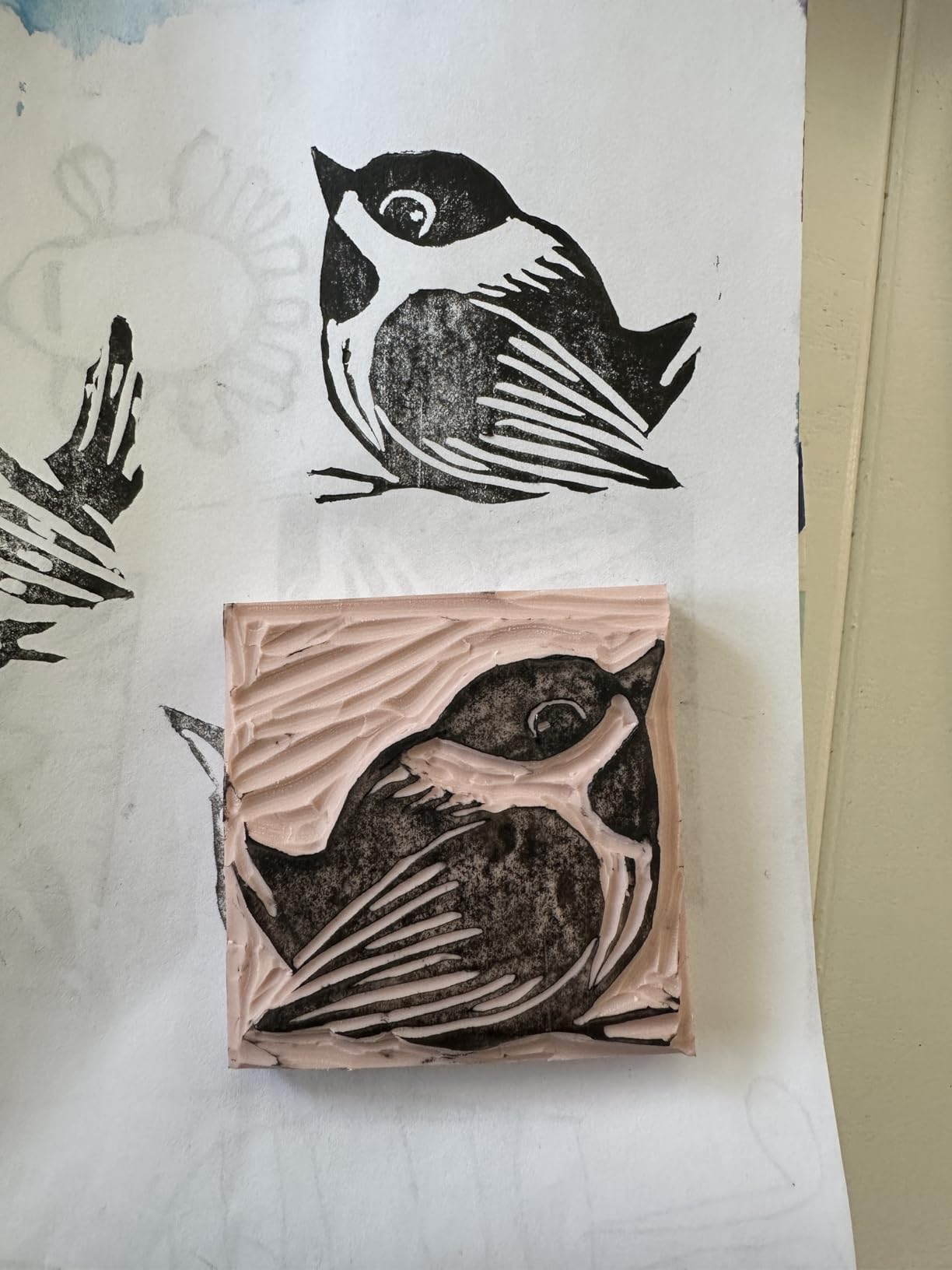 Bobblebro Linocut Kit for Printmaking, Stamp Making Kit with Carving Tools customer photo 1