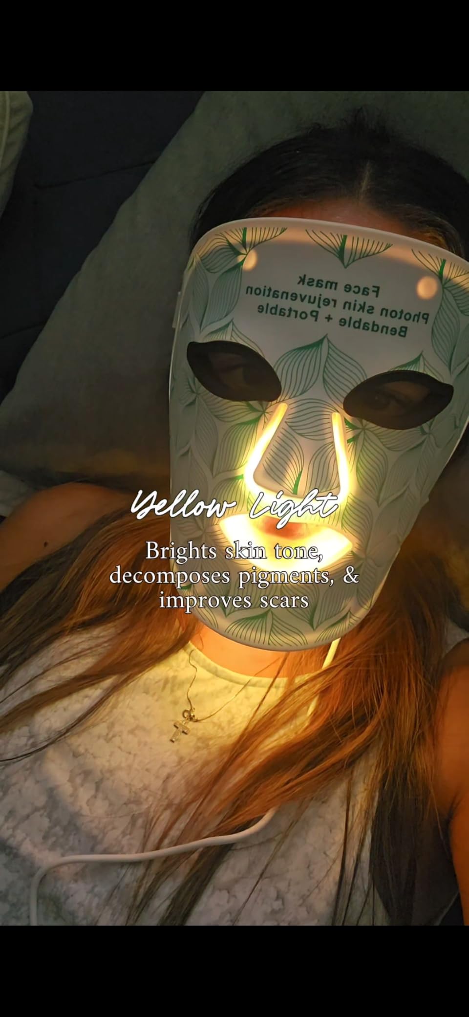 Red Light Therapy for Face, 8 Color LED Face Mask for Anti-Aging & Acne customer photo 2